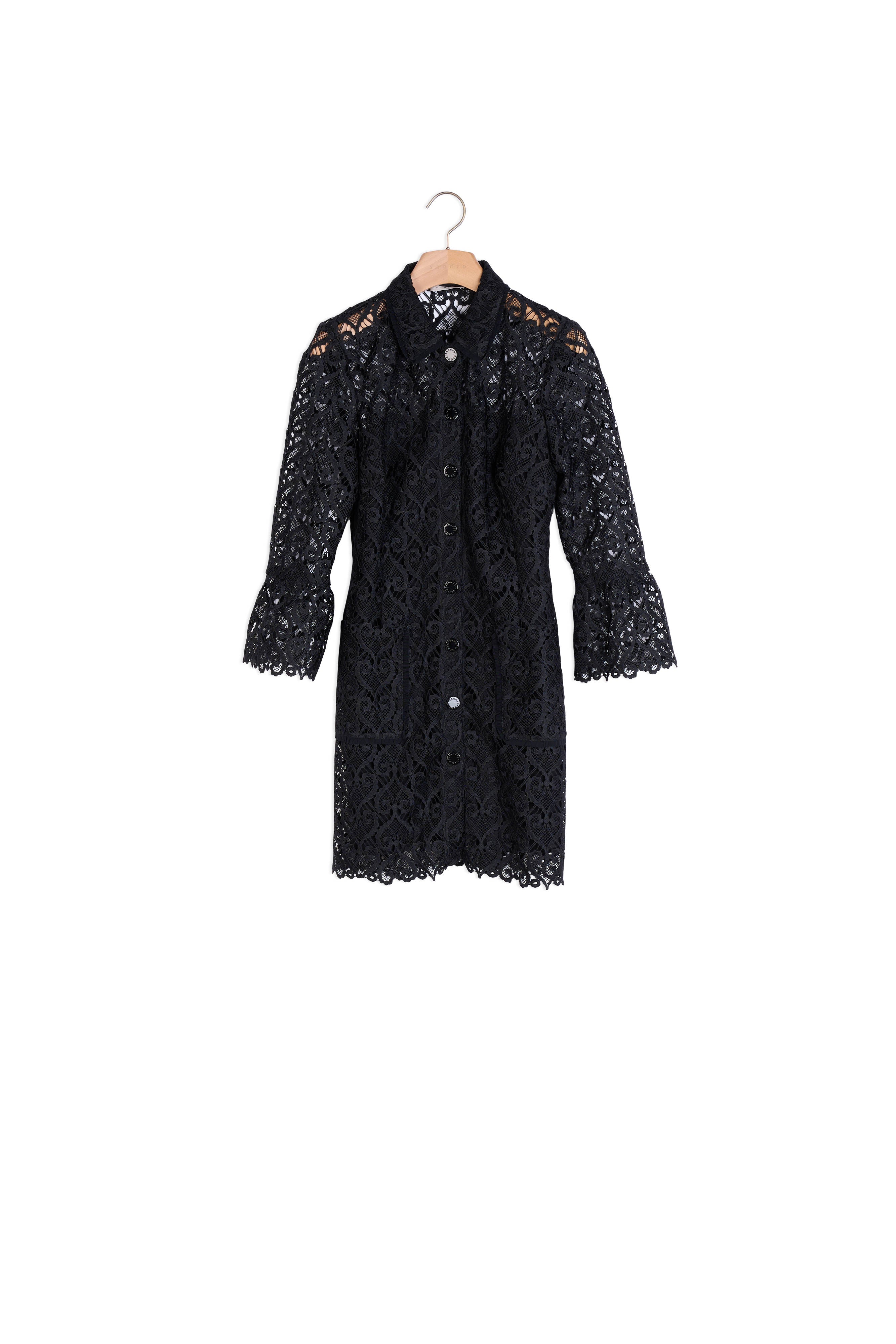 Robe Manteau en guipure Sandro seconde main