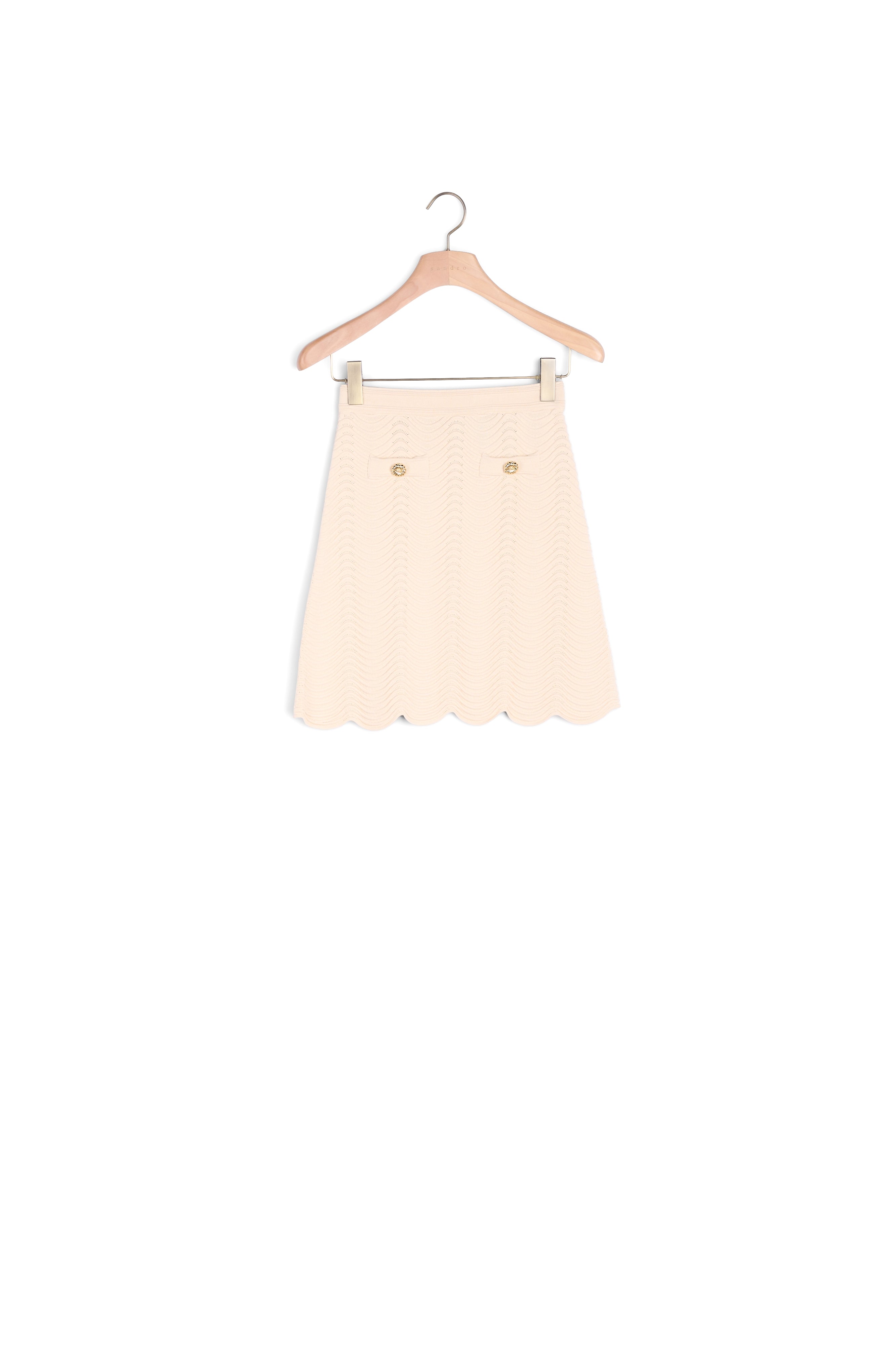 Jupe courte en Maille Sandro seconde main