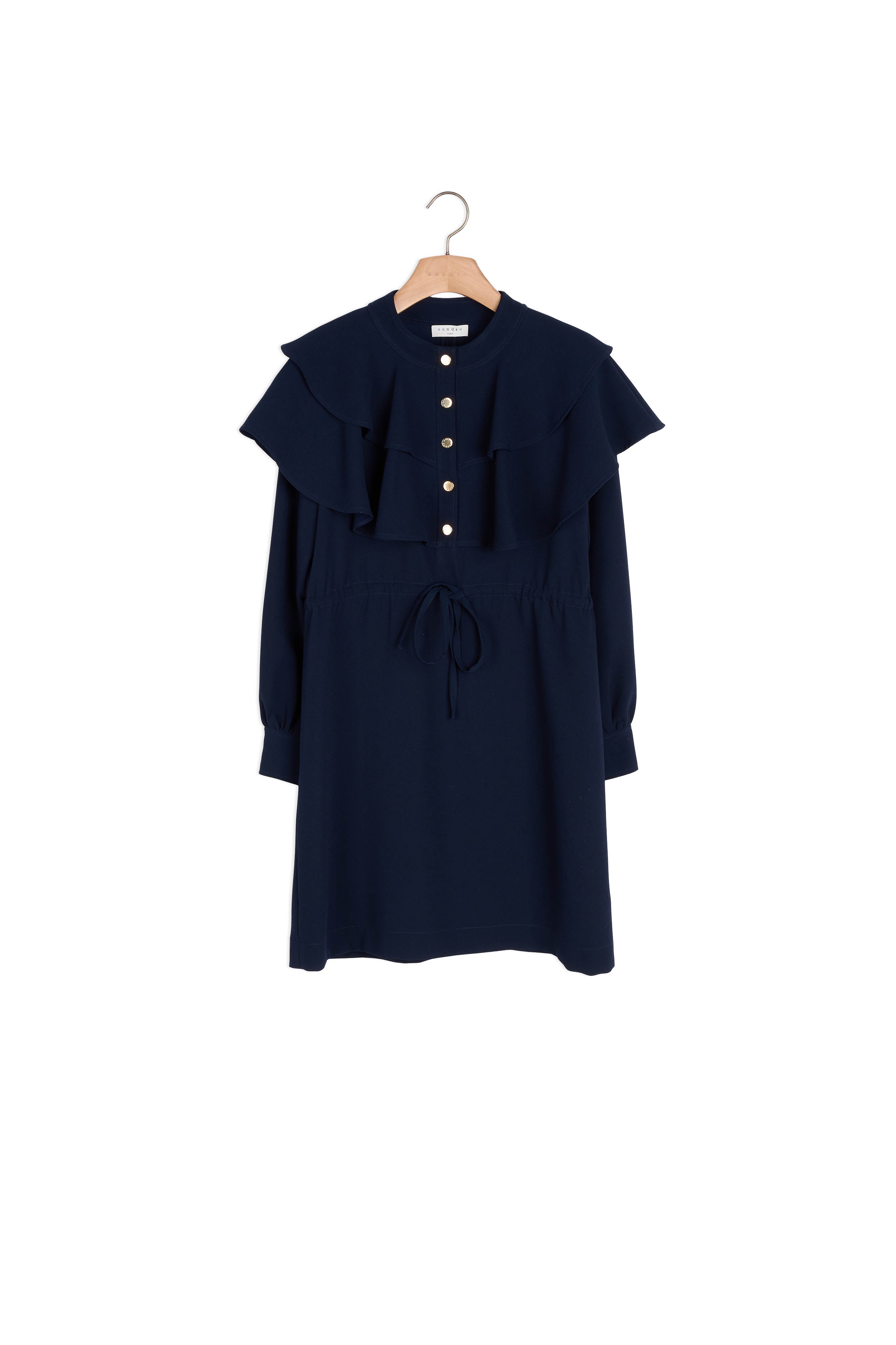 Robe avec volants oversize Sandro seconde main