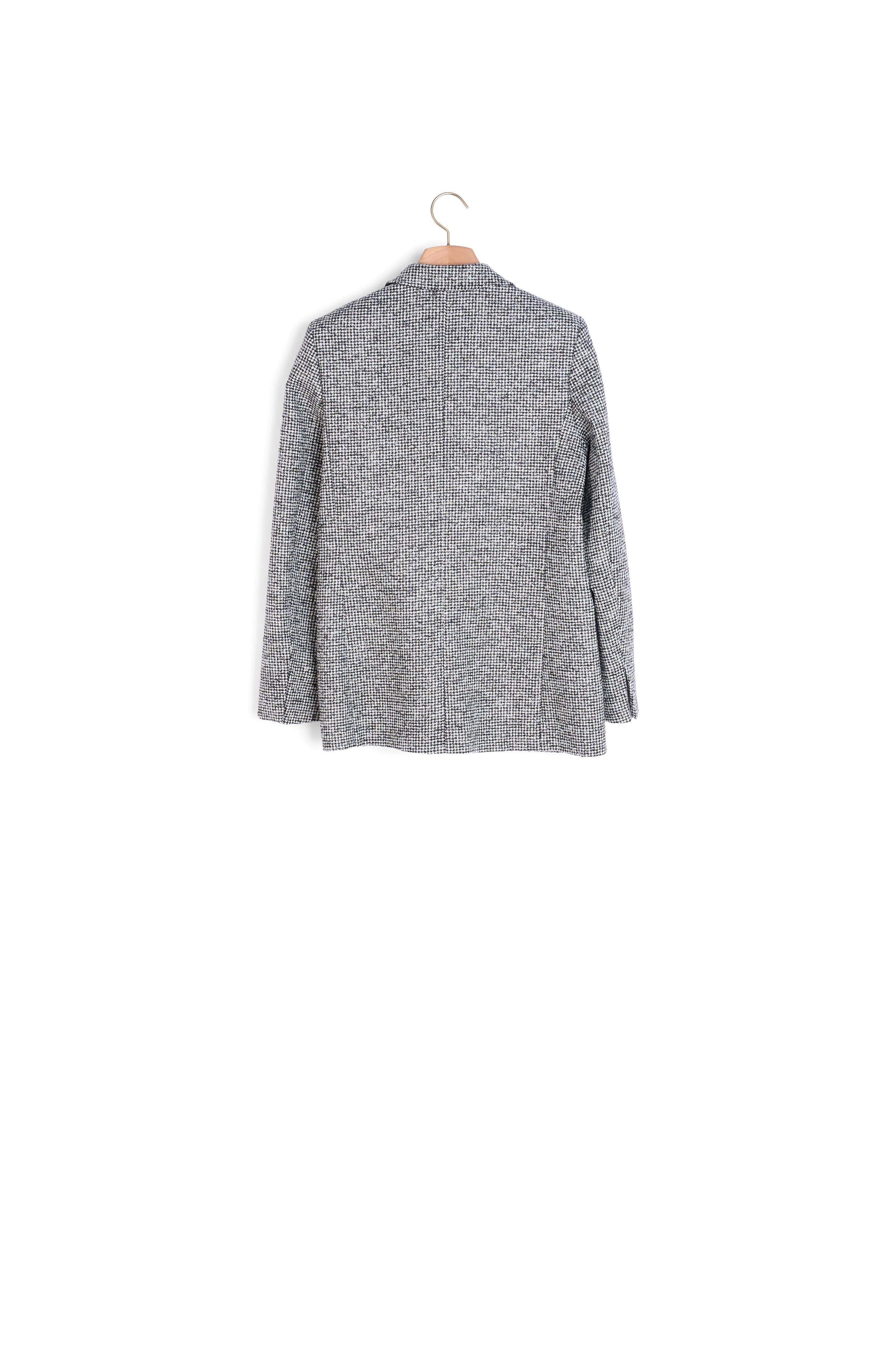 Veste de tailleur pied de poule Sandro seconde main