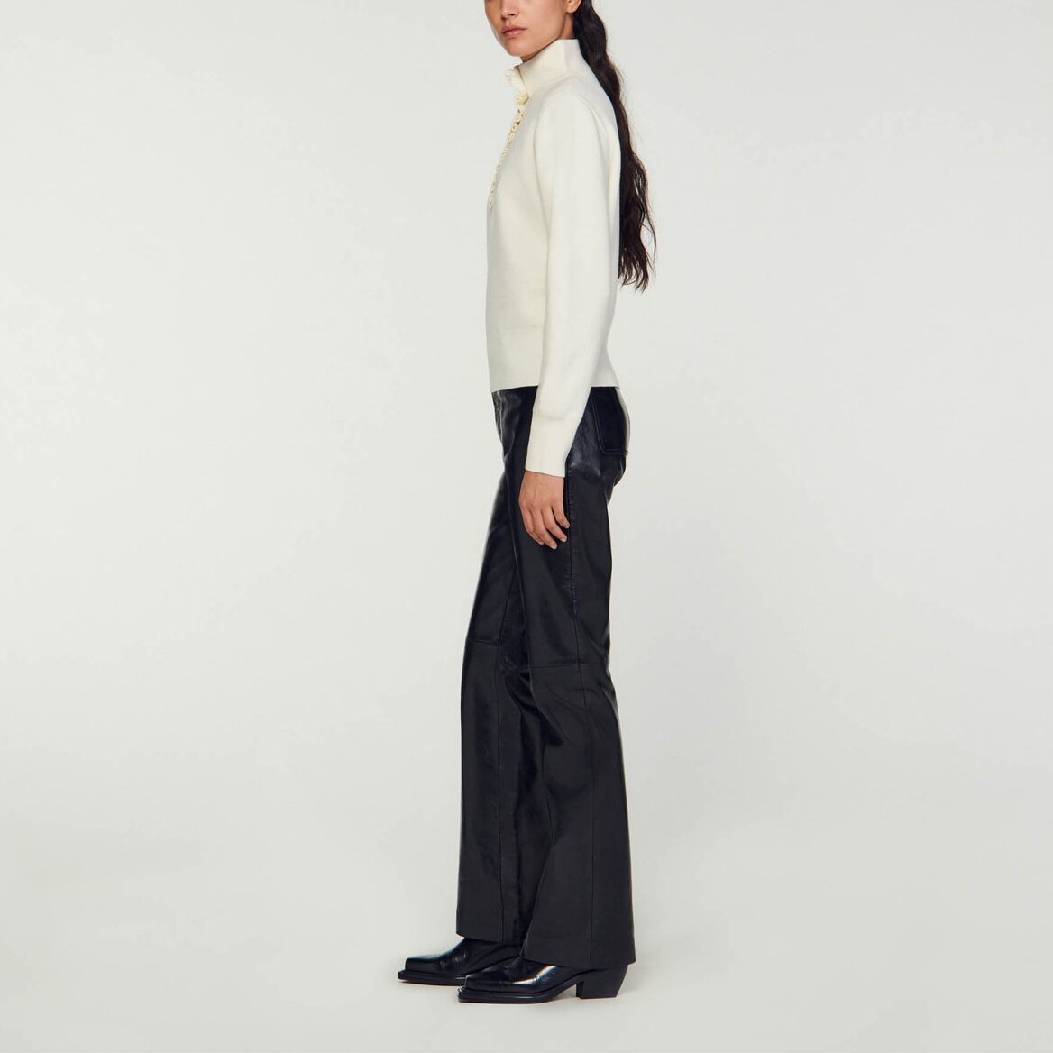 Pull à col montant Sandro seconde main