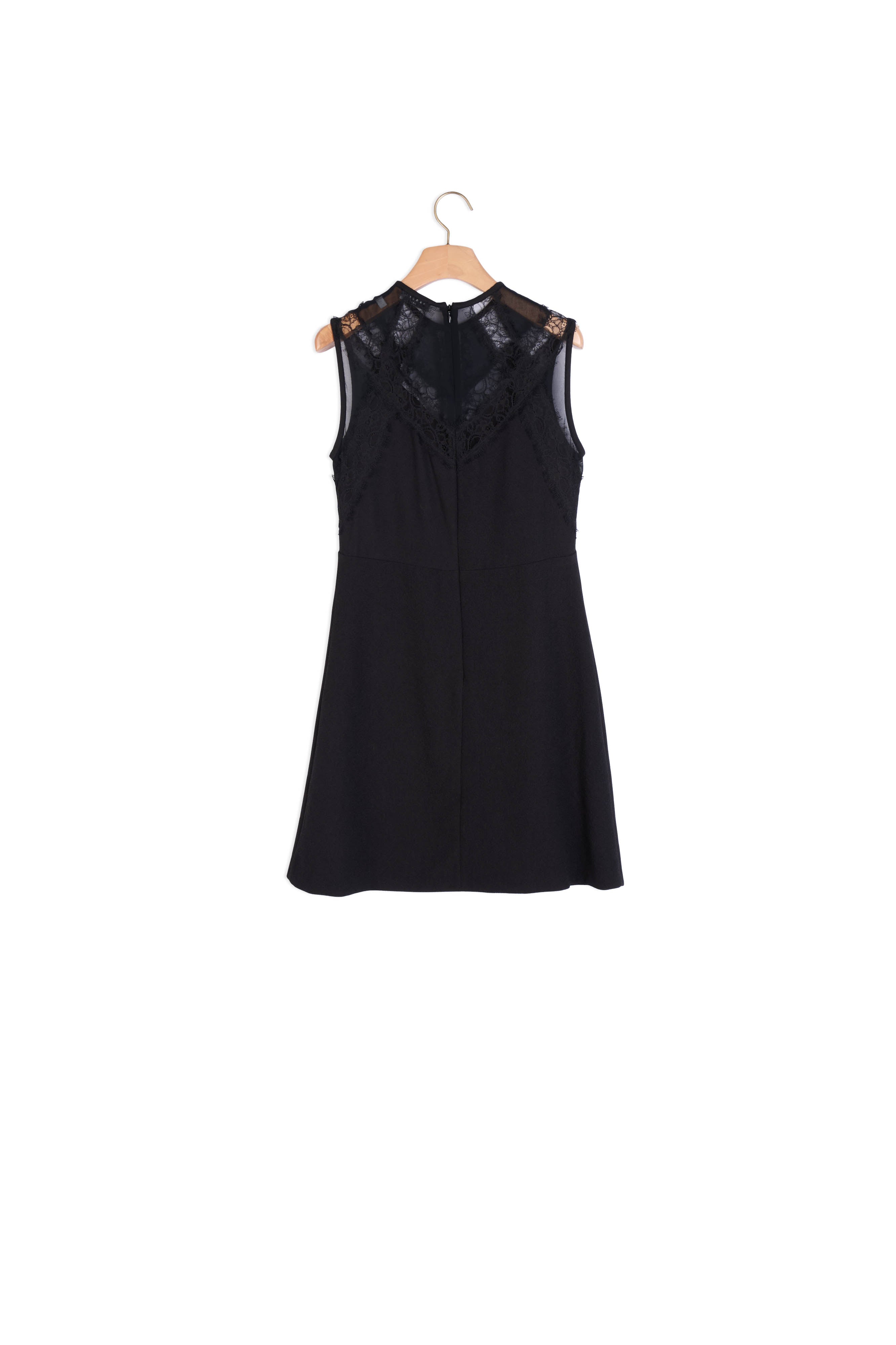 Robe à empiècements de dentelle Sandro seconde main