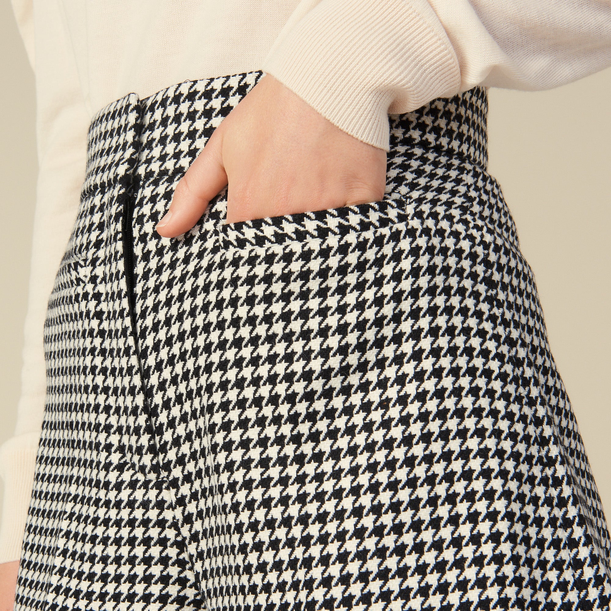 Short en pied de coq assorti Sandro seconde main