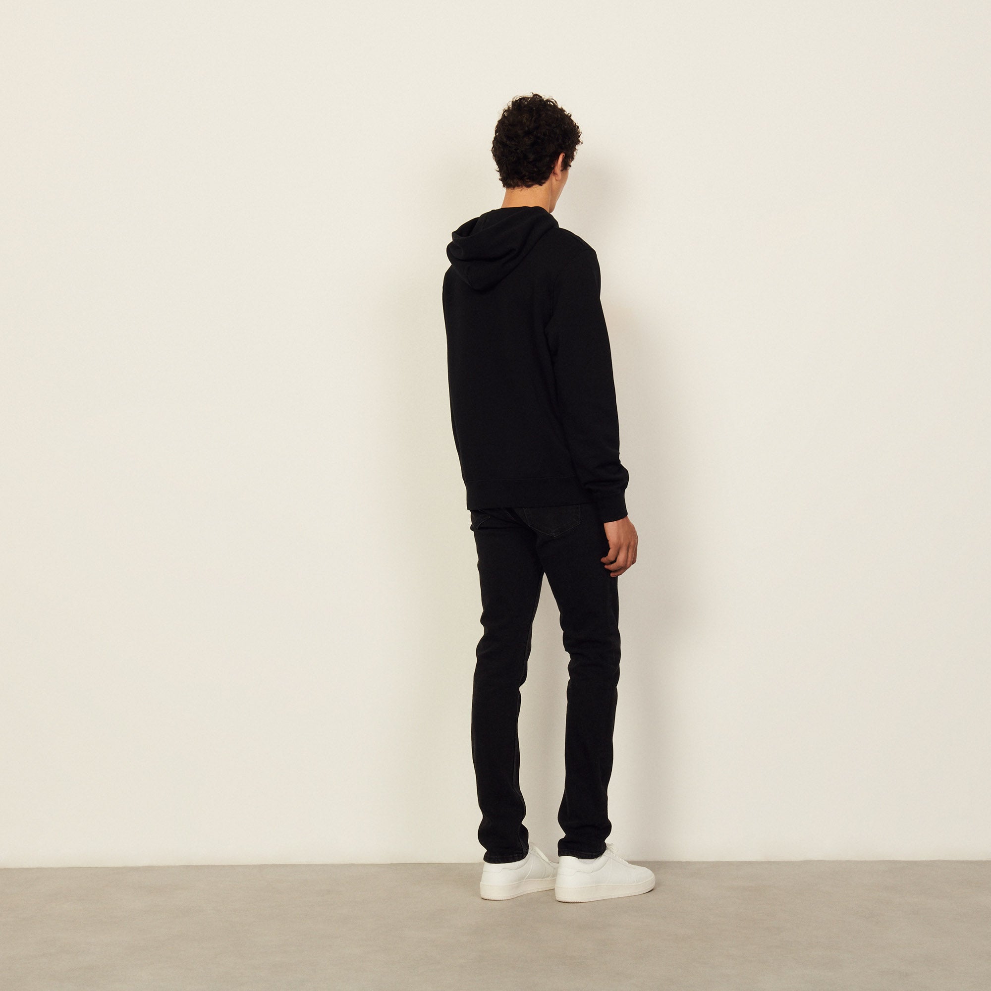 Hoodie en coton avec iconographie Sandro seconde main