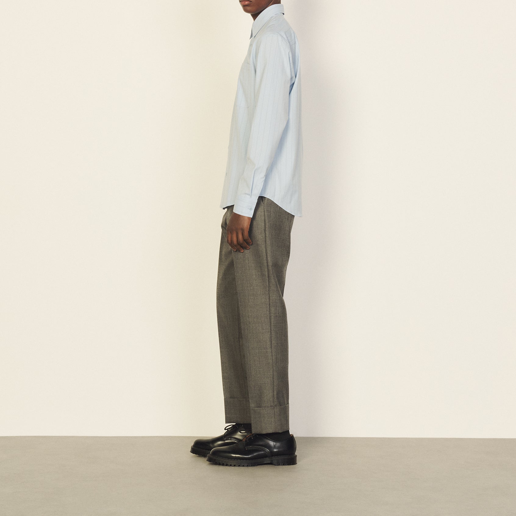 Chemise fluide rayée Sandro seconde main