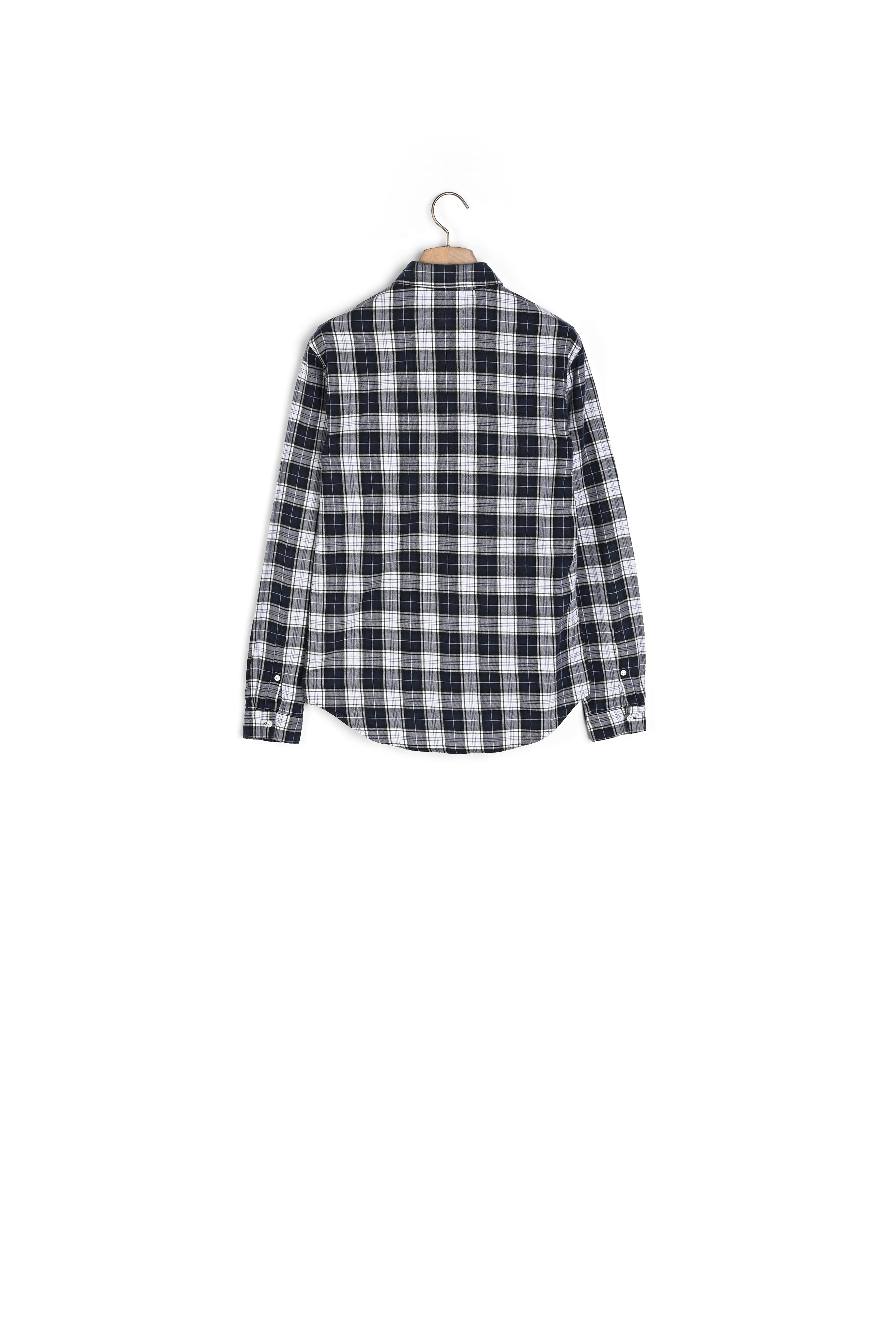 Chemise à carreaux en flanelle Sandro seconde main