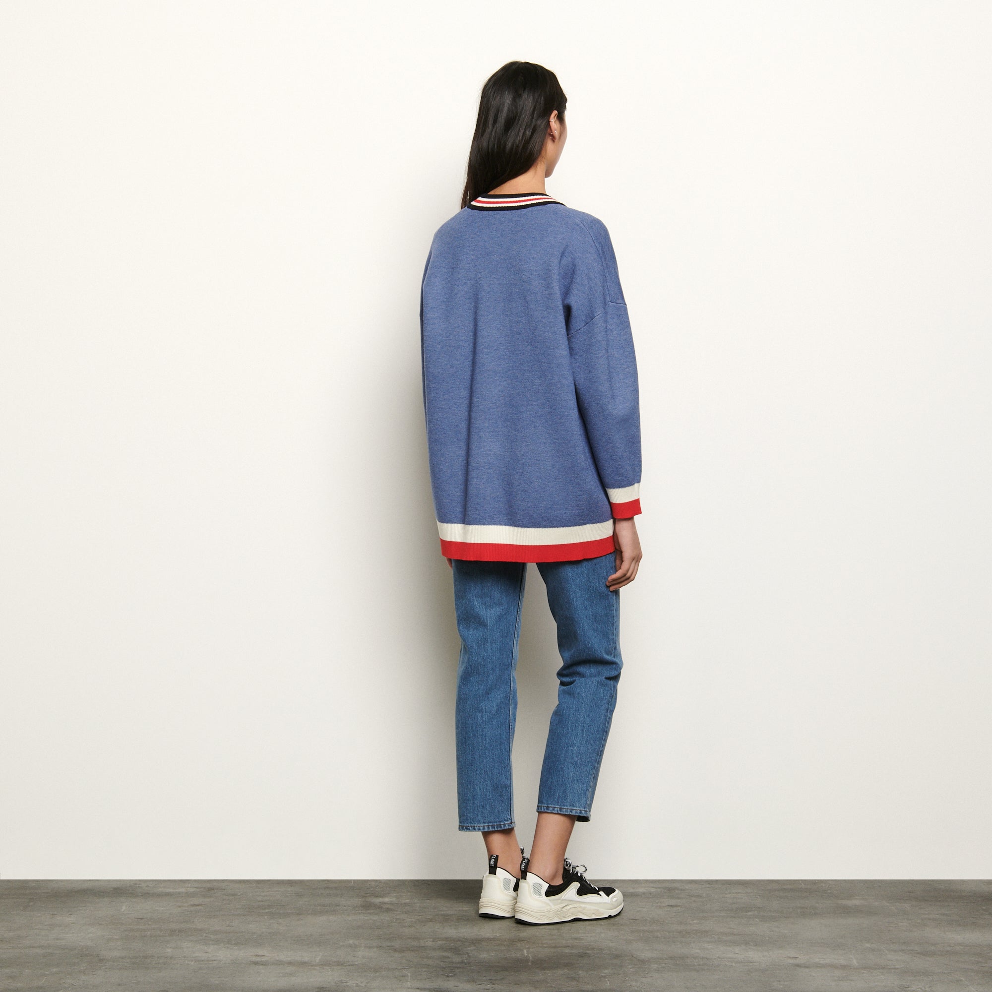 Cardigan à finitions crochet Sandro seconde main