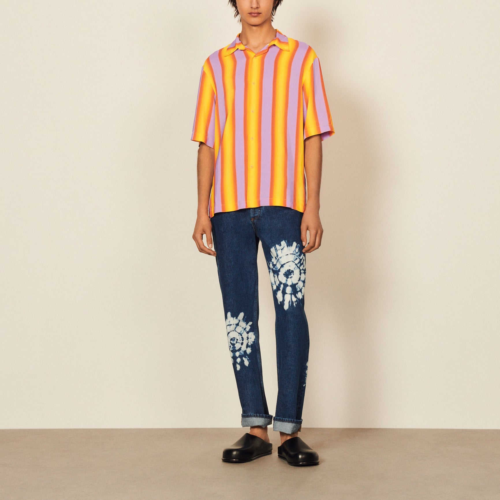 Chemise fluide à rayures Sandro seconde main