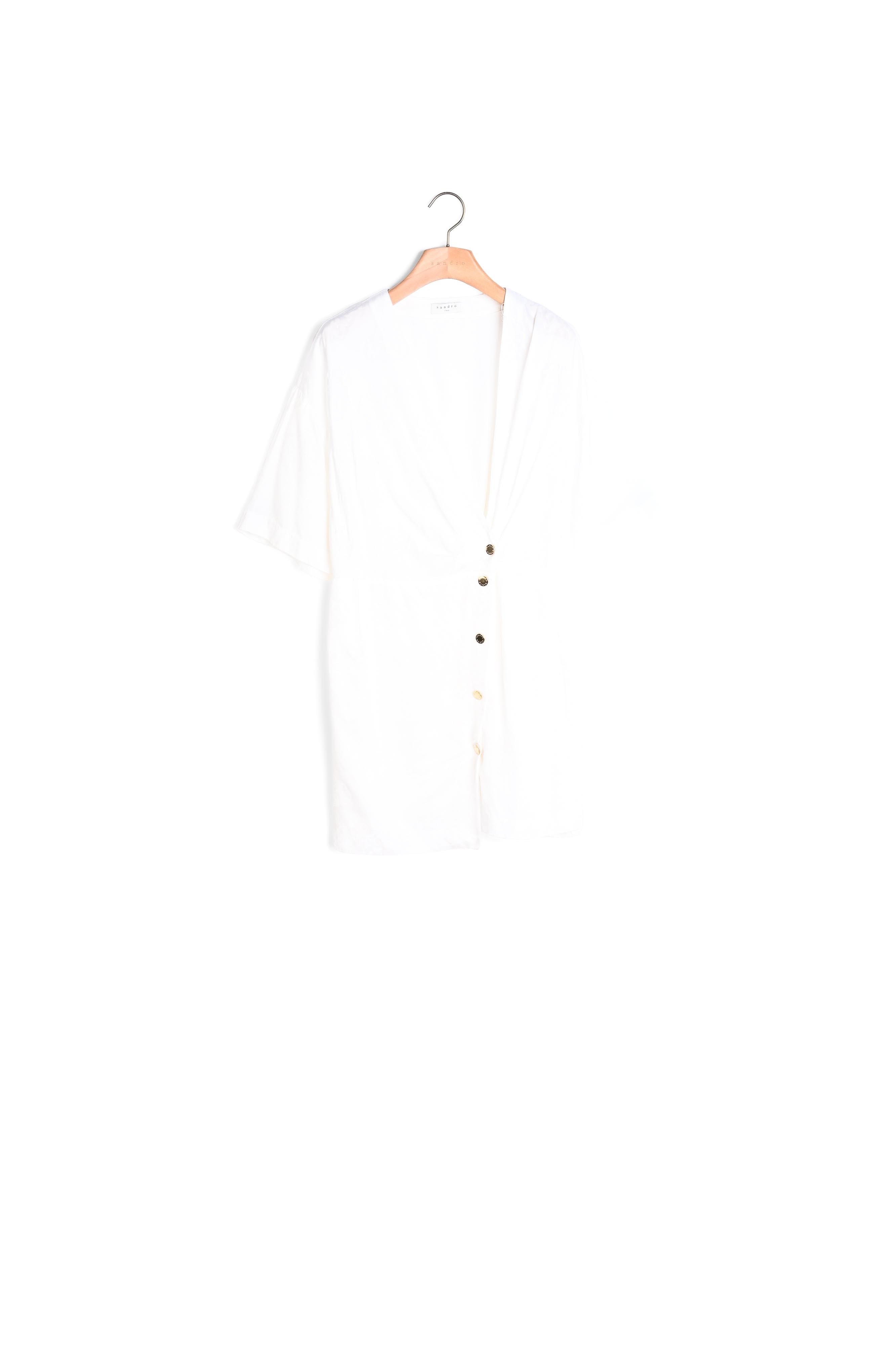 Robe portefeuille en jacquard Sandro seconde main