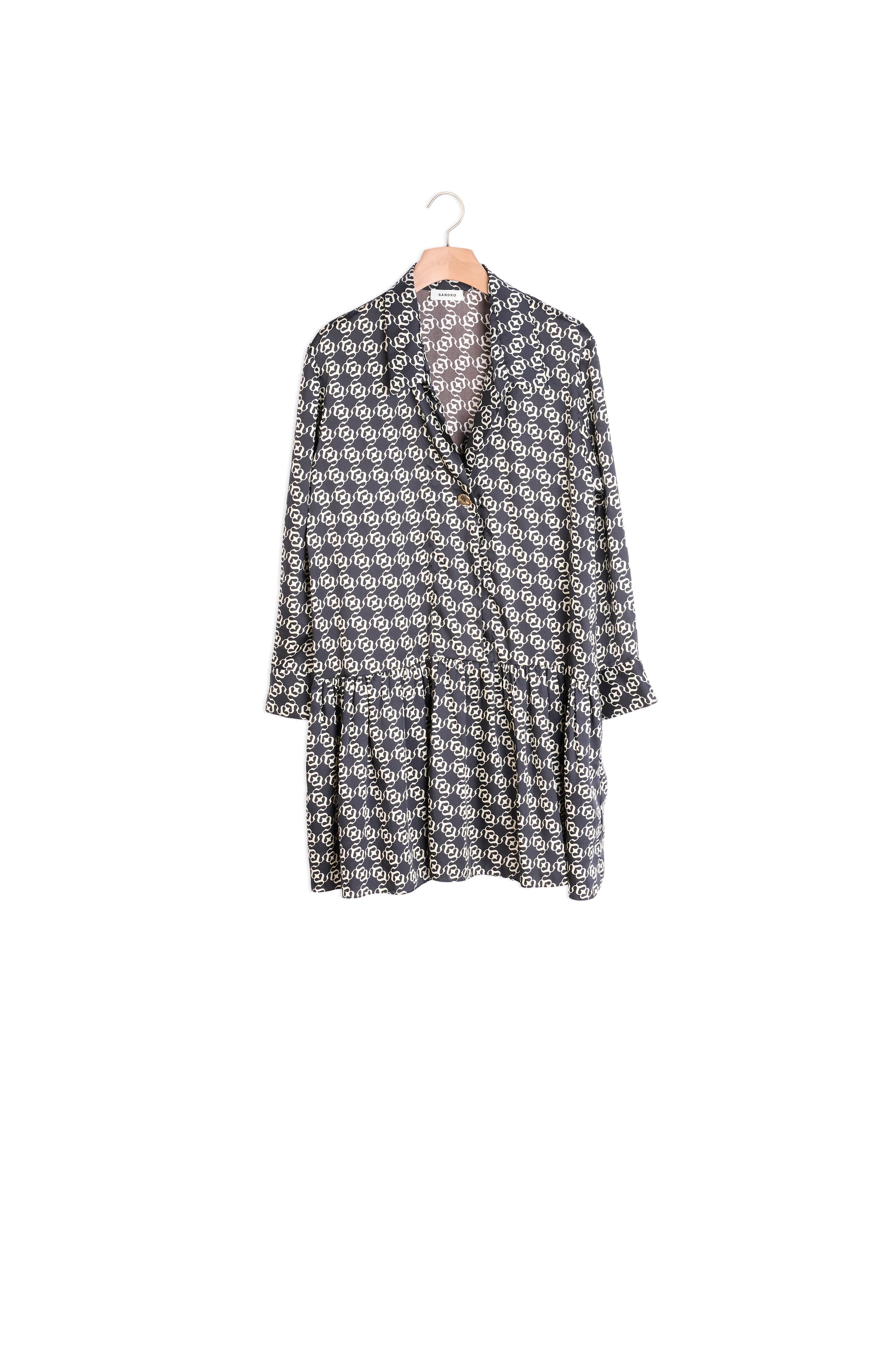 Robe Ecru / Noir Sandro seconde main