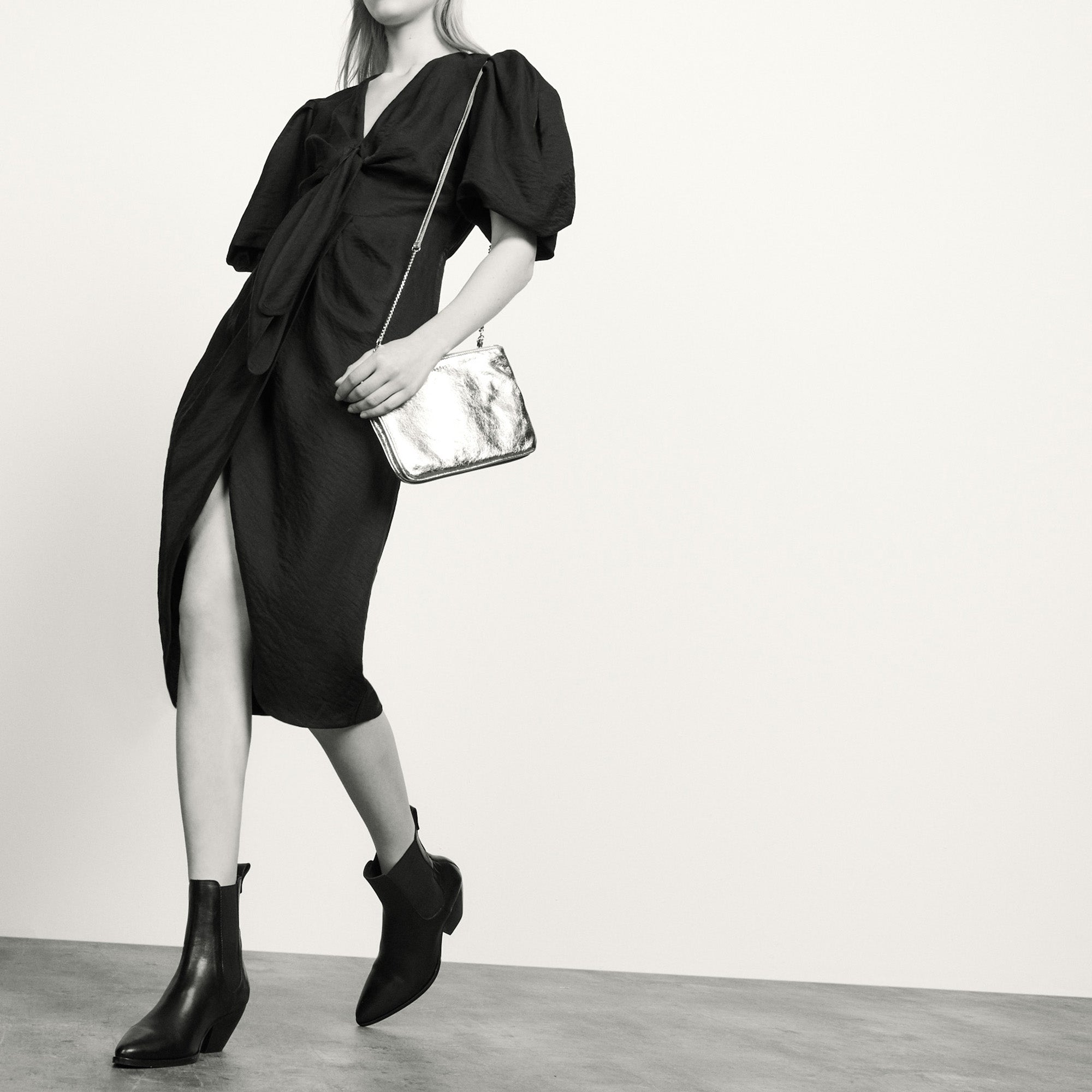 Robe en lin à nouer Sandro seconde main