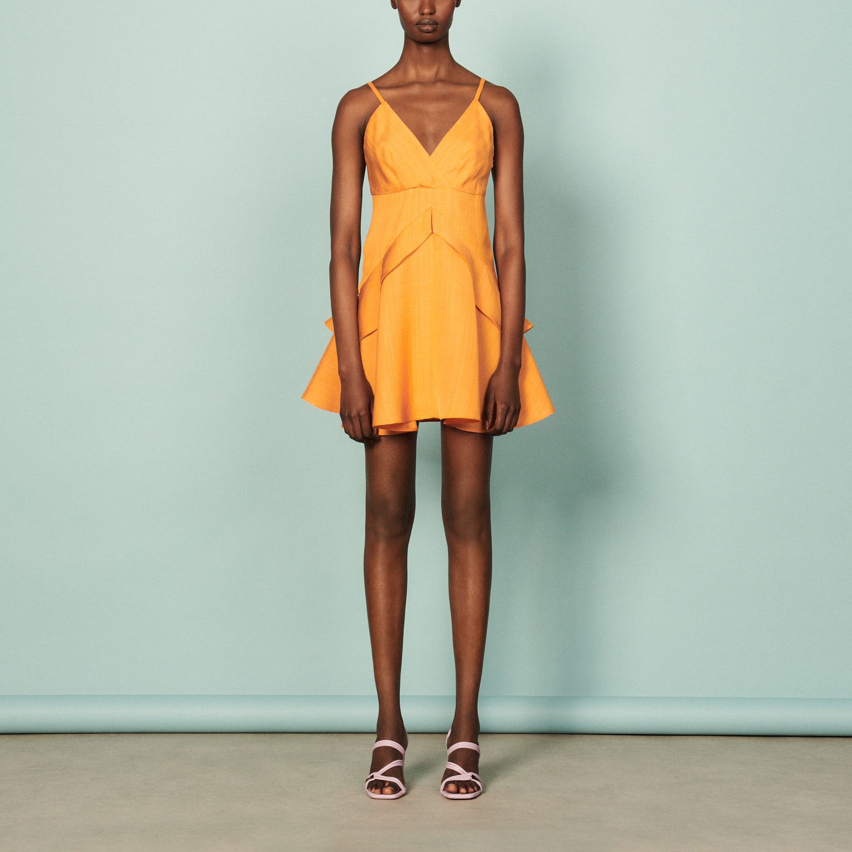 Robe à fines bretelles Sandro seconde main