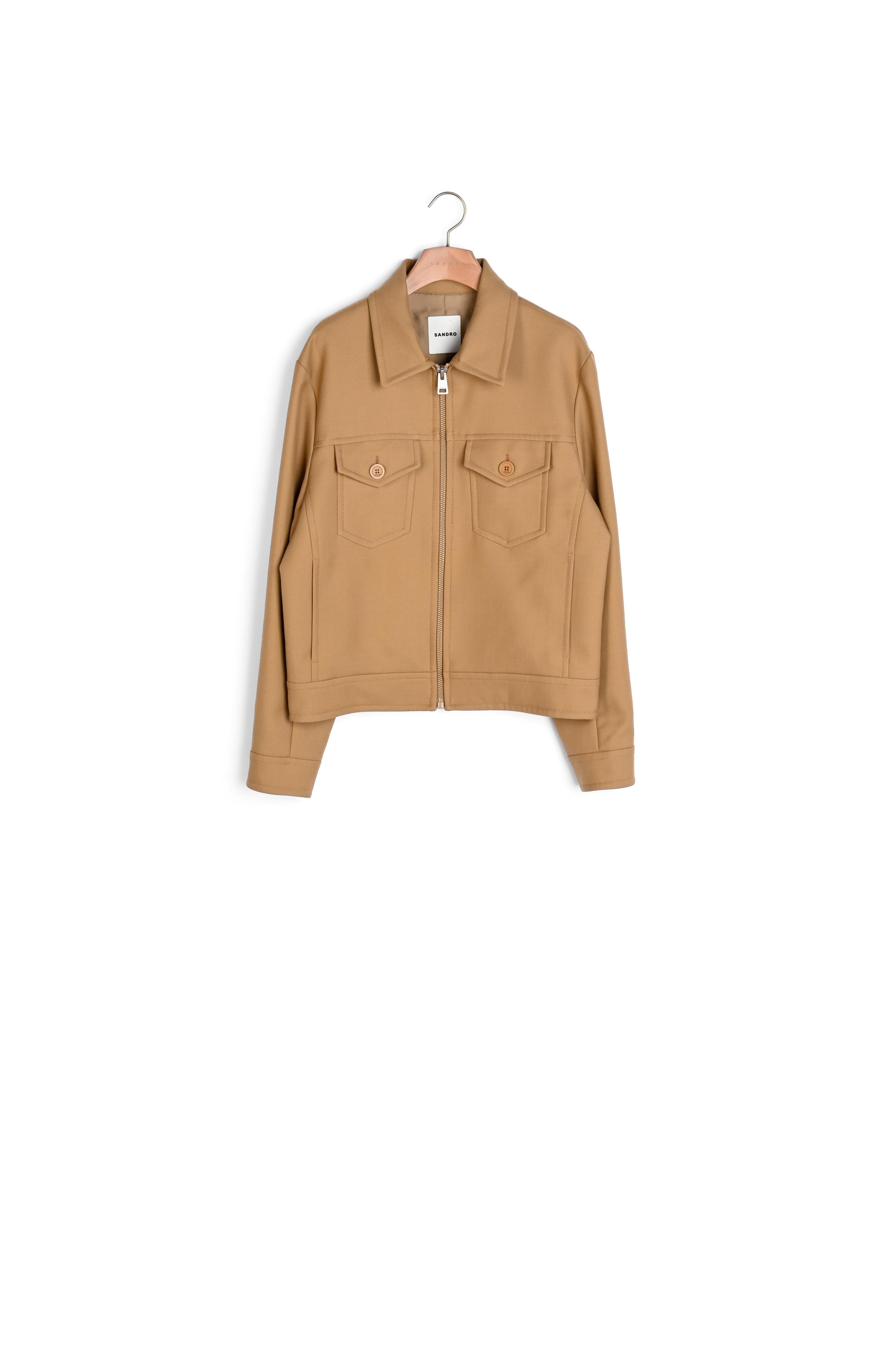 Blouson à fermeture zippée Sandro seconde main