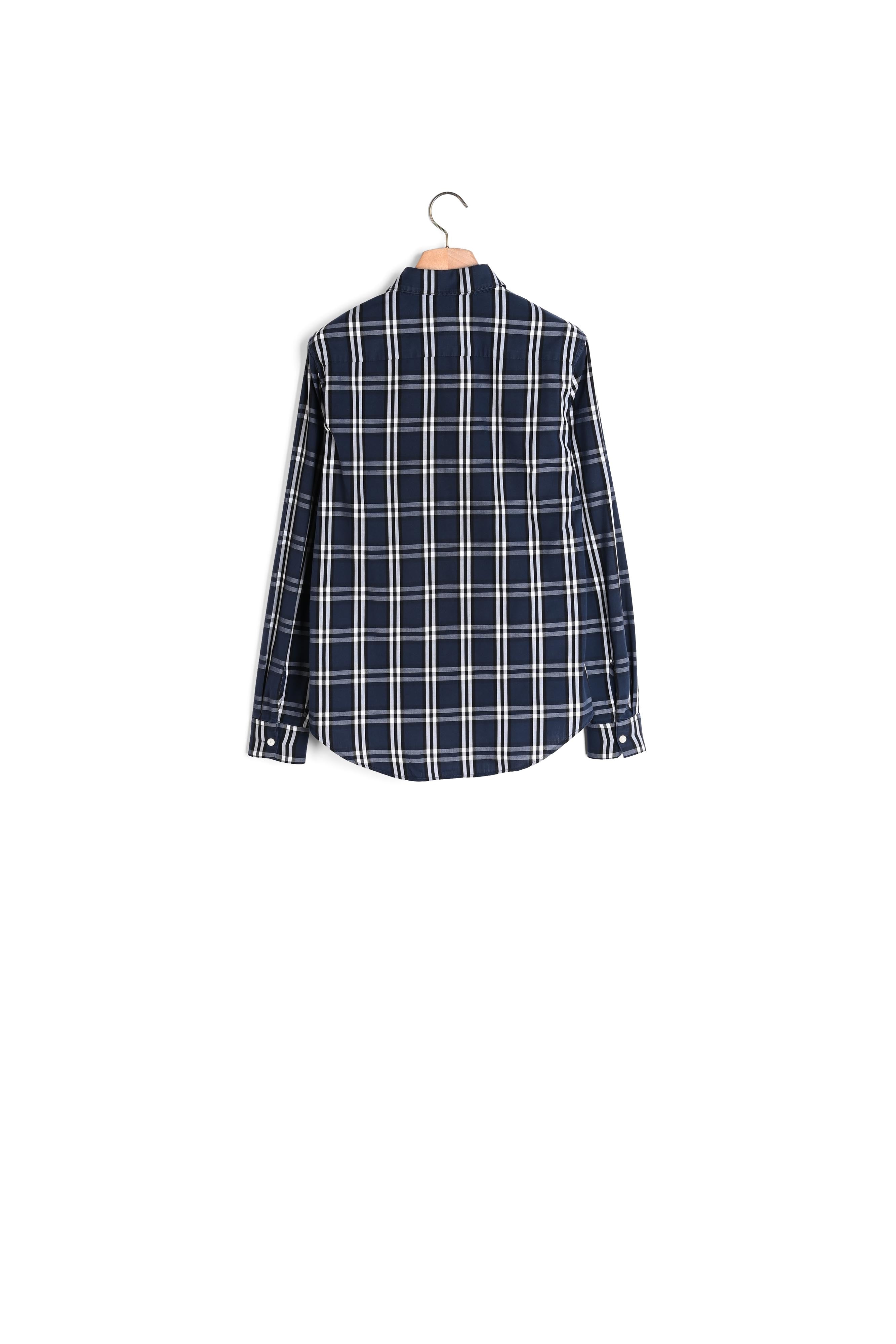 Chemise à manches longues en tartan Sandro seconde main