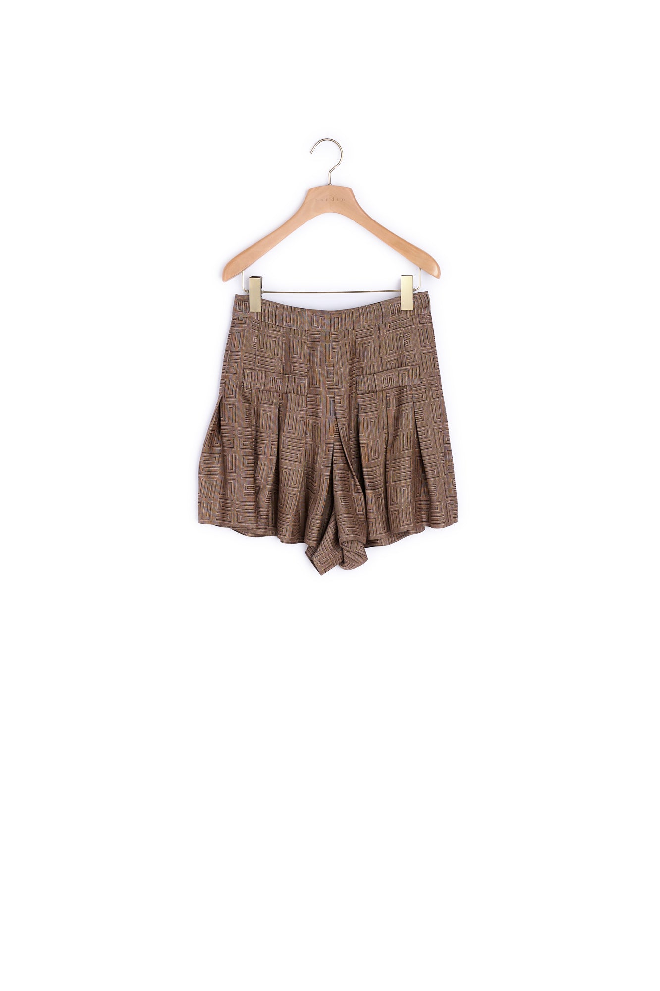 Short Jupe en jacquard fantaisie Sandro seconde main