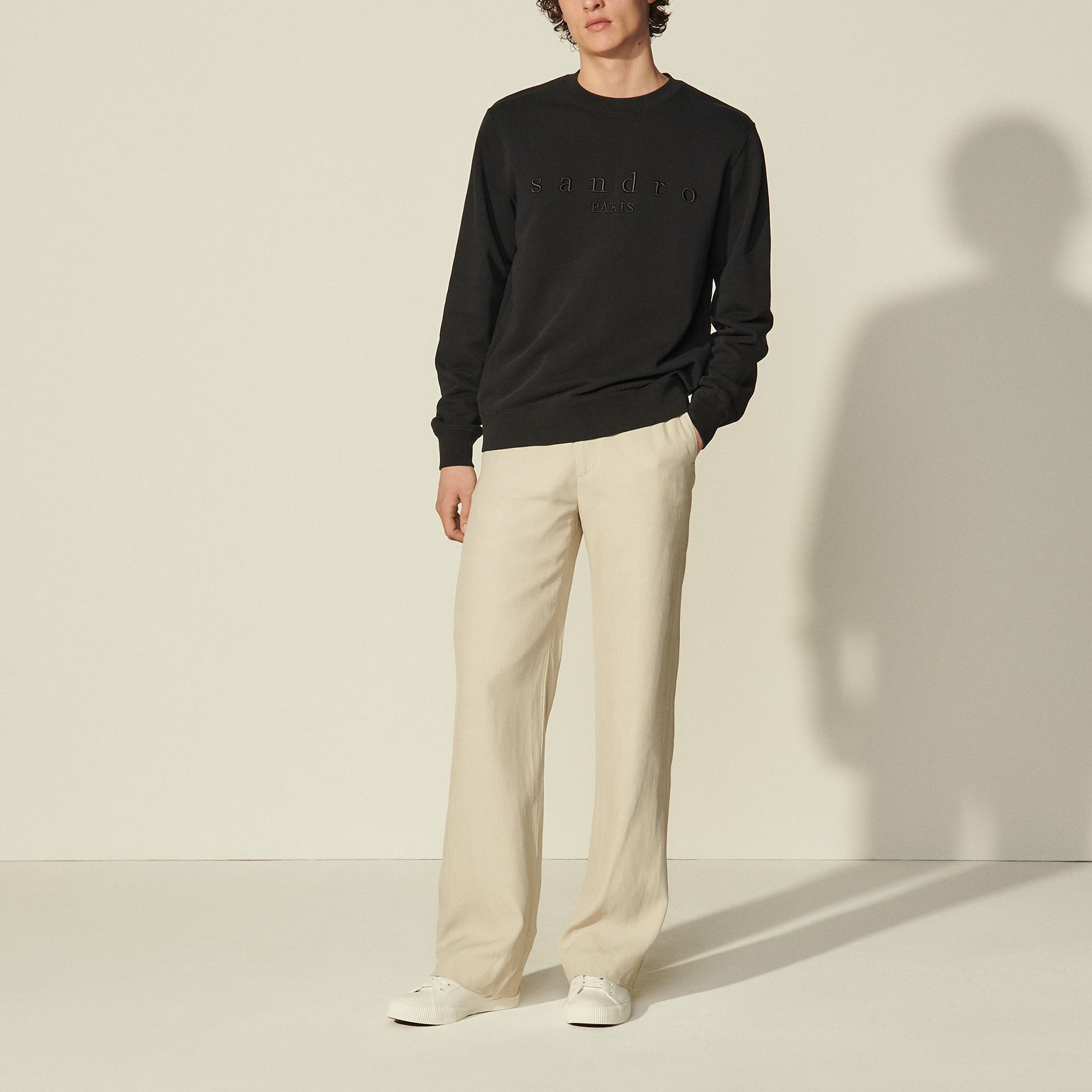 Sweat avec broderie Sandro Sandro seconde main