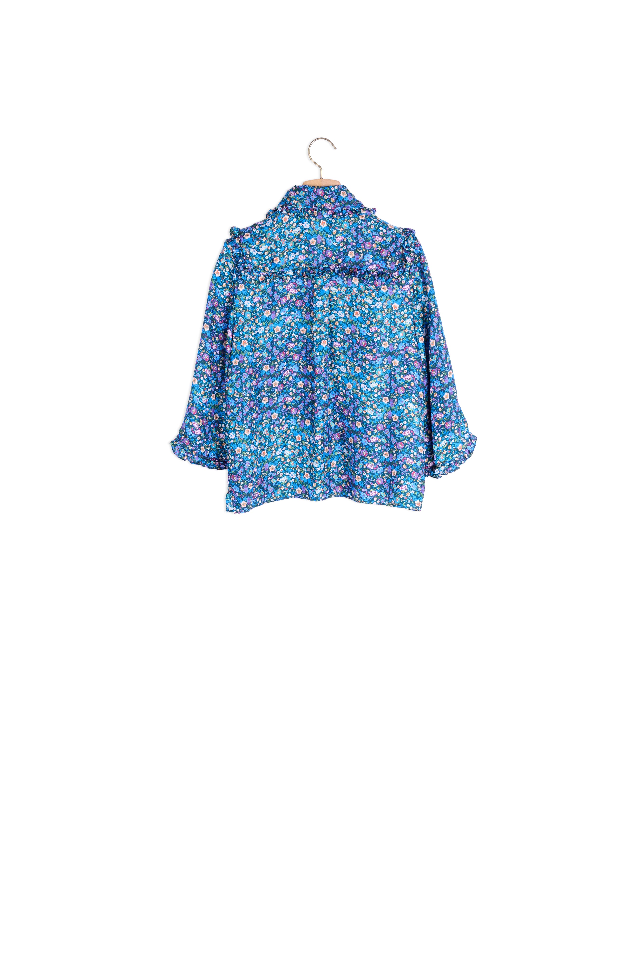 Chemise en soie imprimé fleuri Sandro seconde main