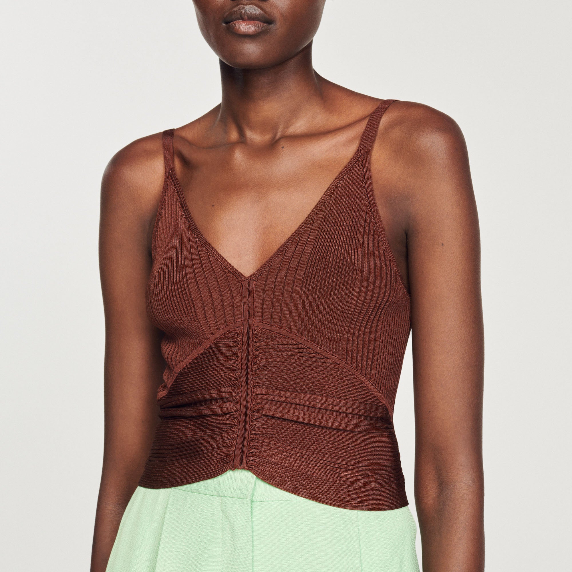 Débardeur plissé Sandro seconde main