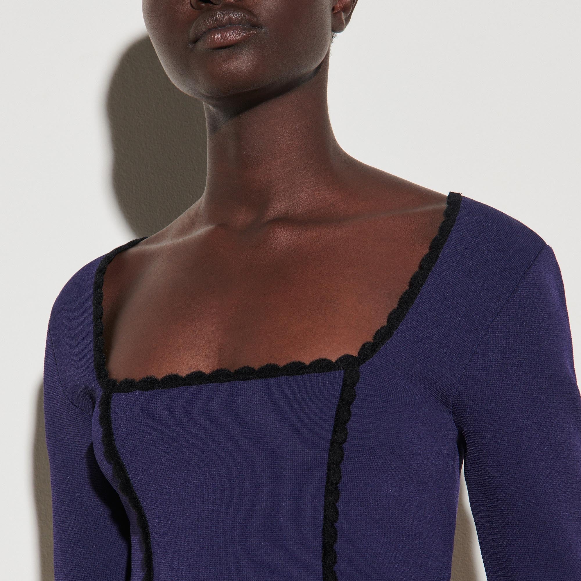 Top court à encolure carrée Sandro seconde main