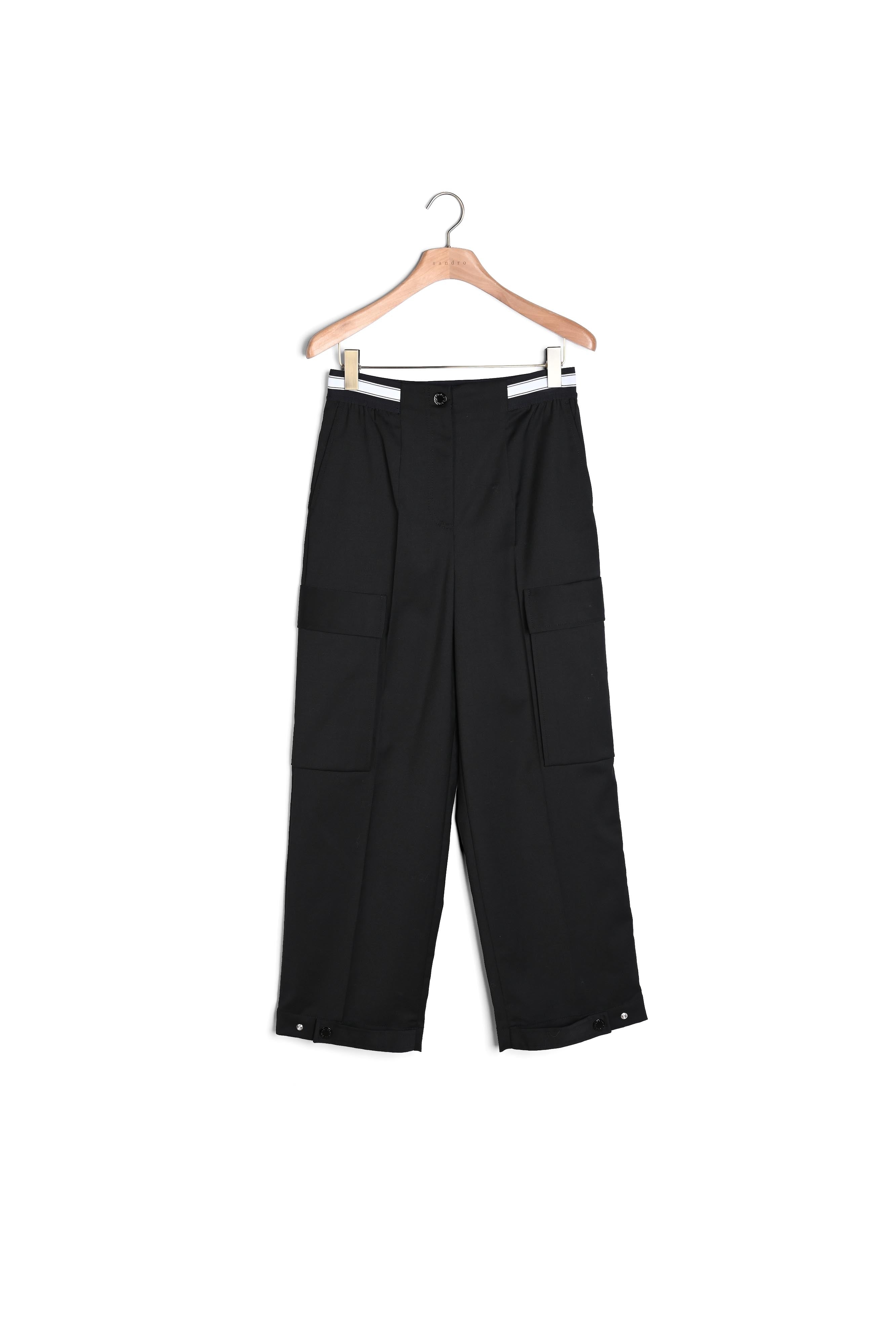 Pantalon cargo large Sandro seconde main