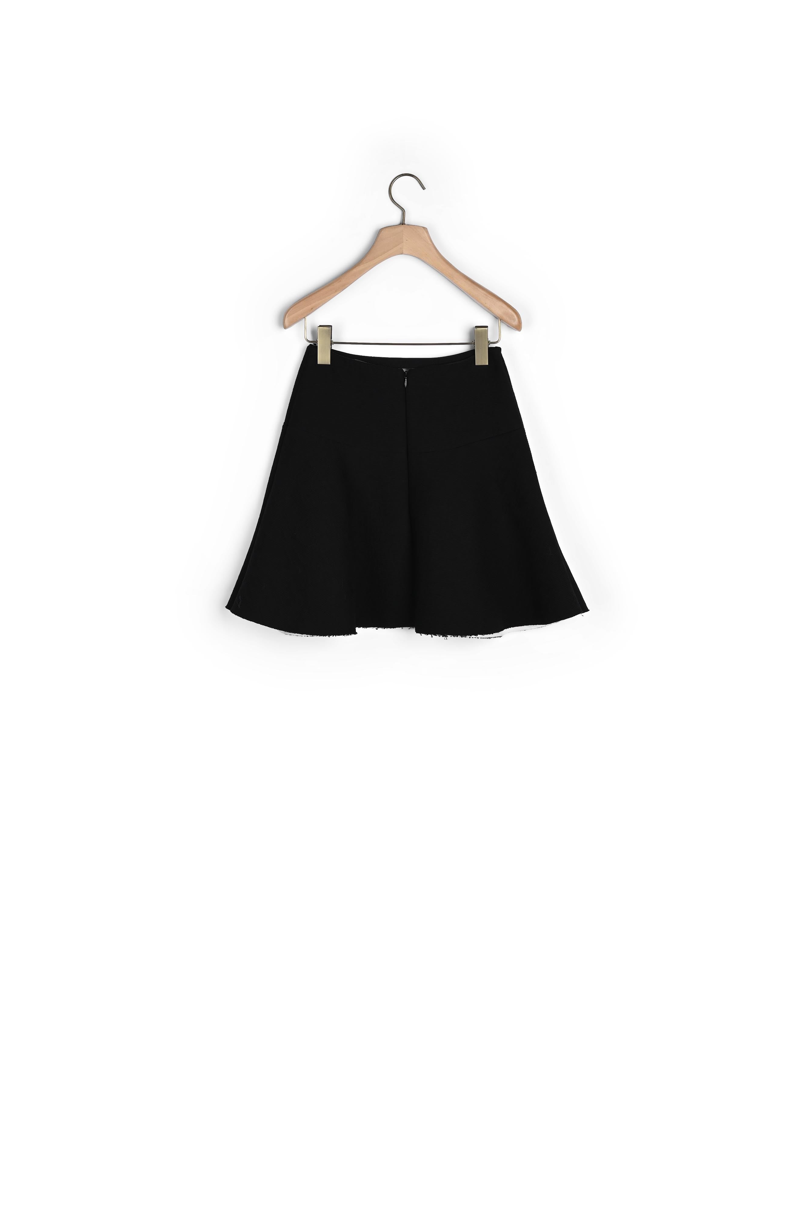 Jupe corolle matière gaufrée Sandro seconde main