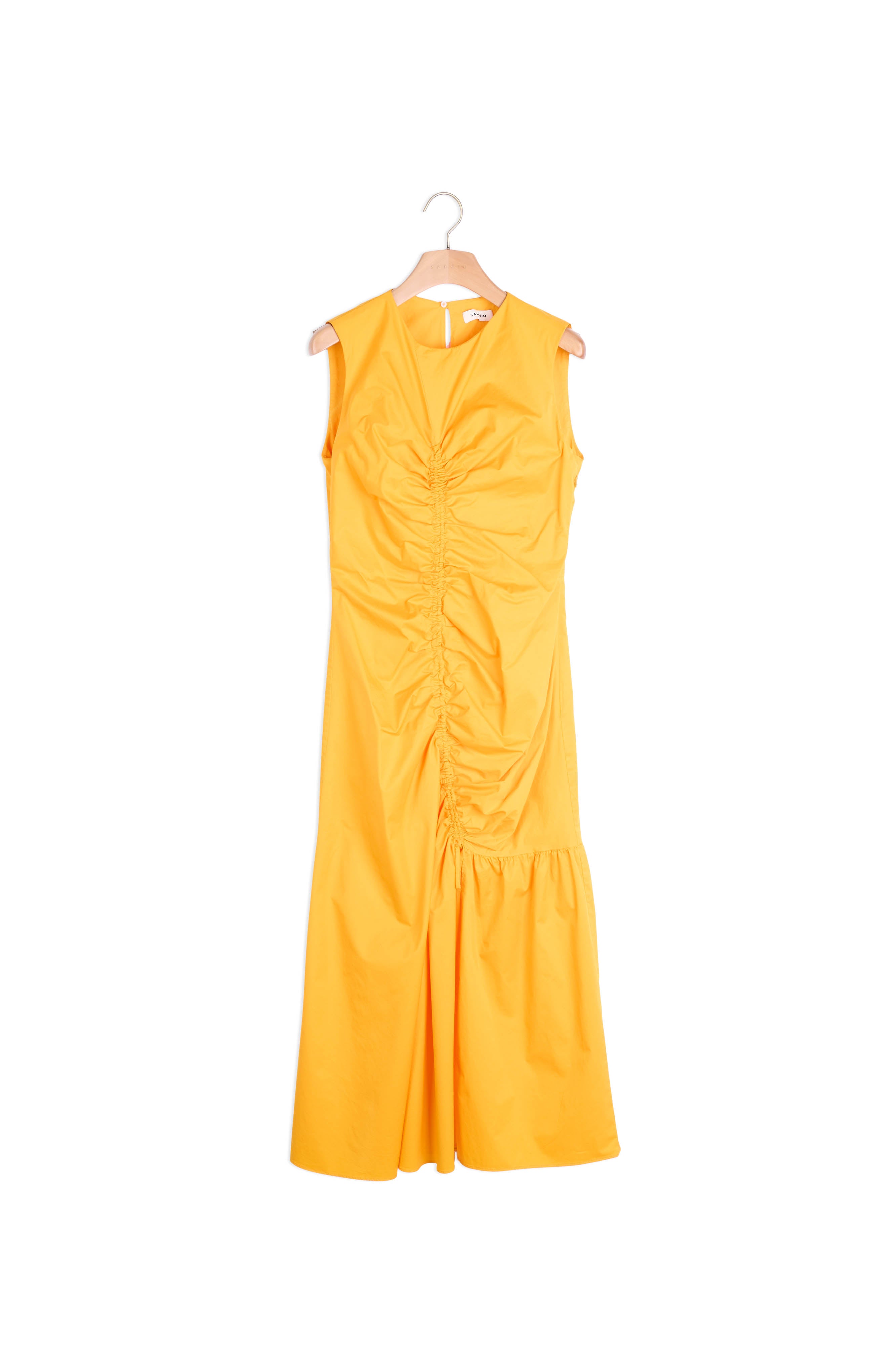 Robe longue froncée Sandro seconde main