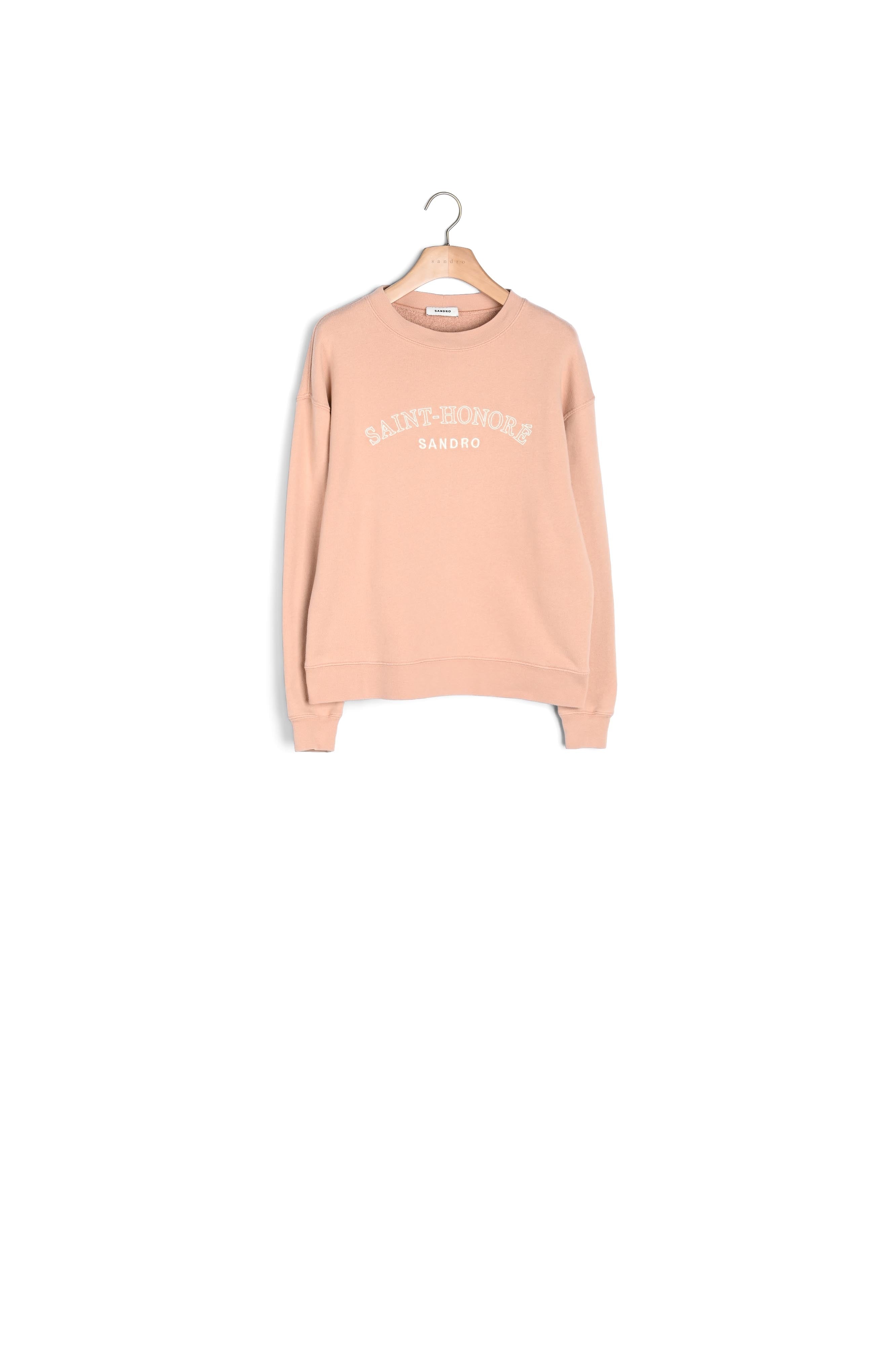 Sweat brodé en coton biologique Sandro seconde main