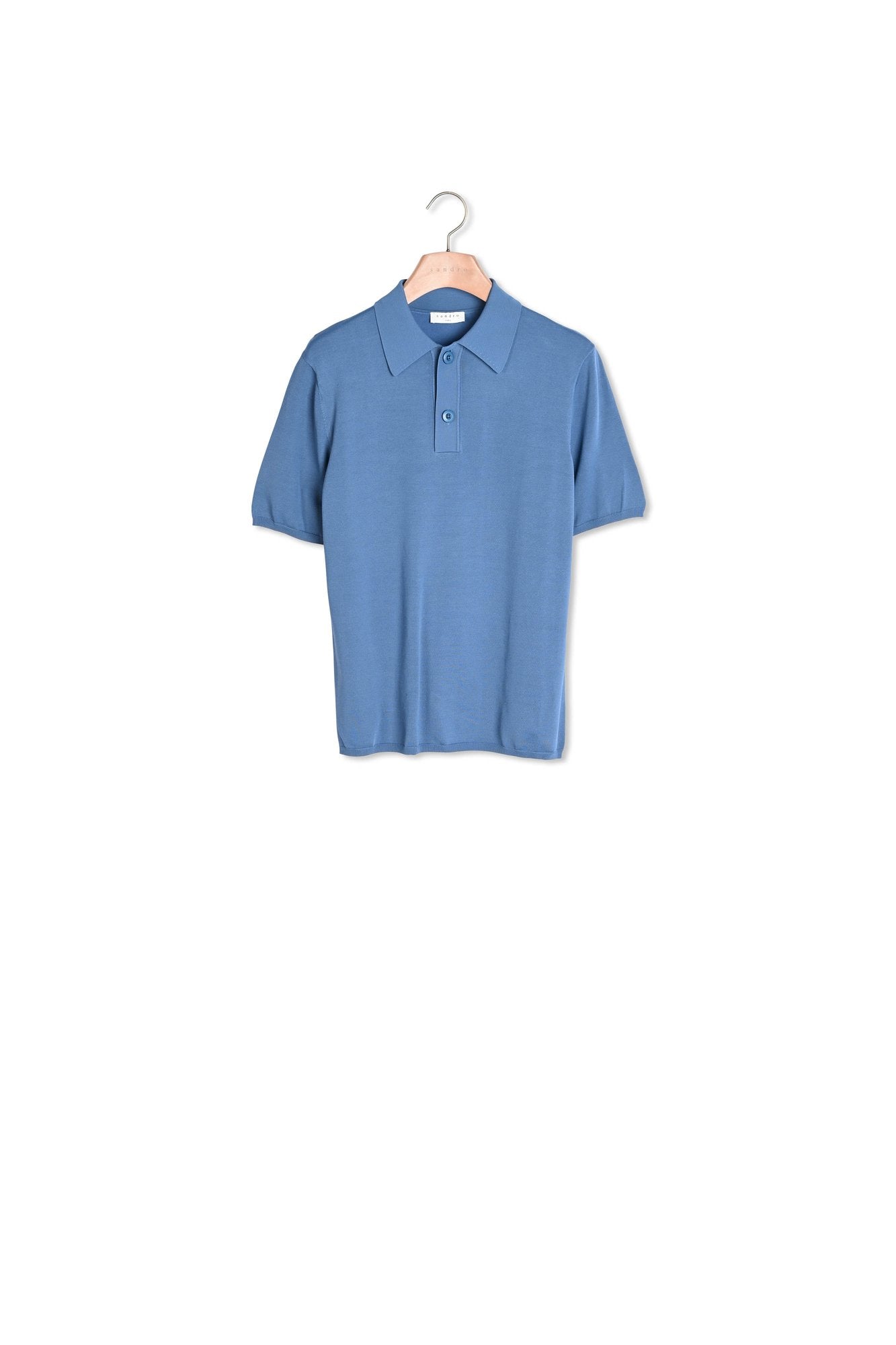 Polo en Maille fine manches courtes Sandro seconde main