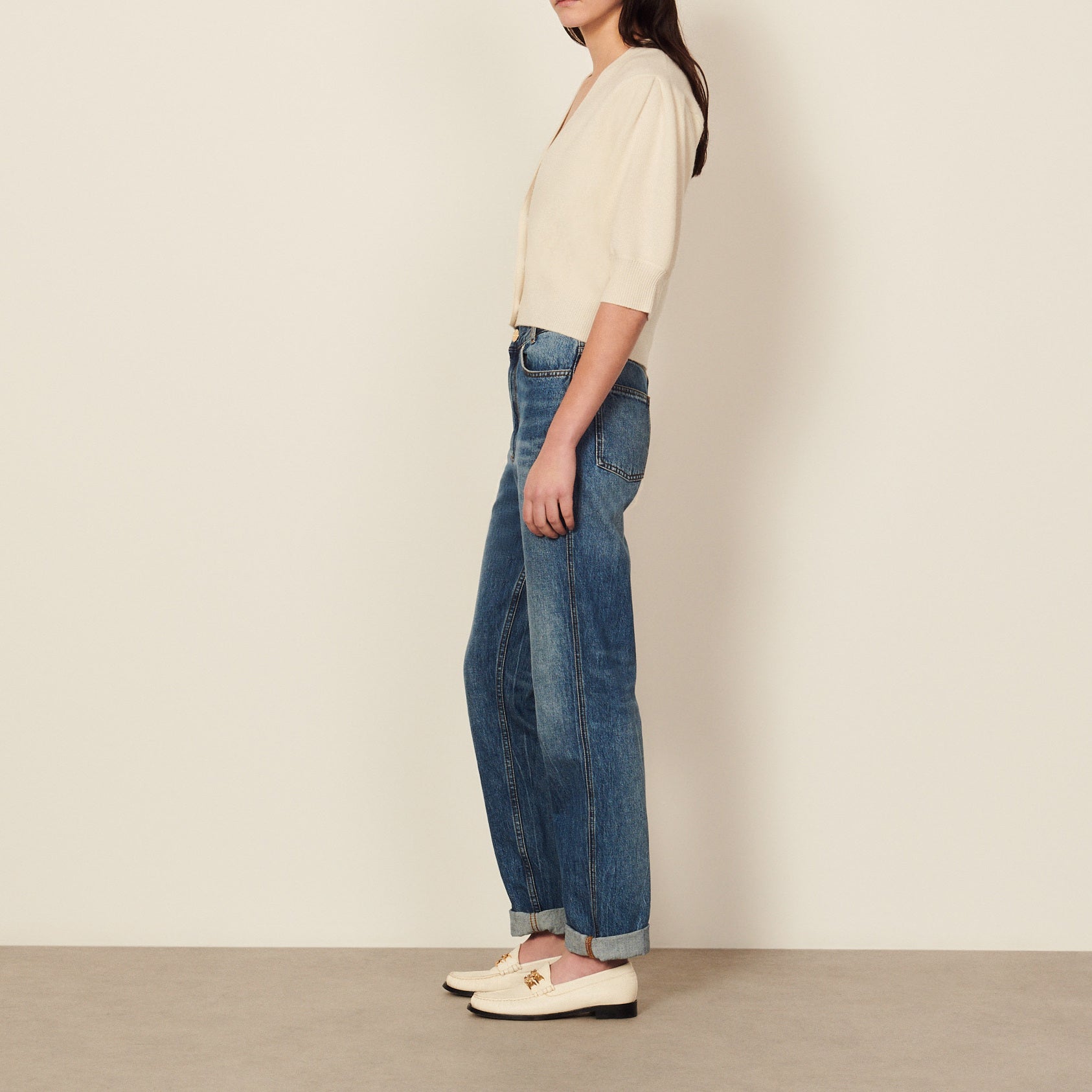 Cardigan en laine Sandro seconde main