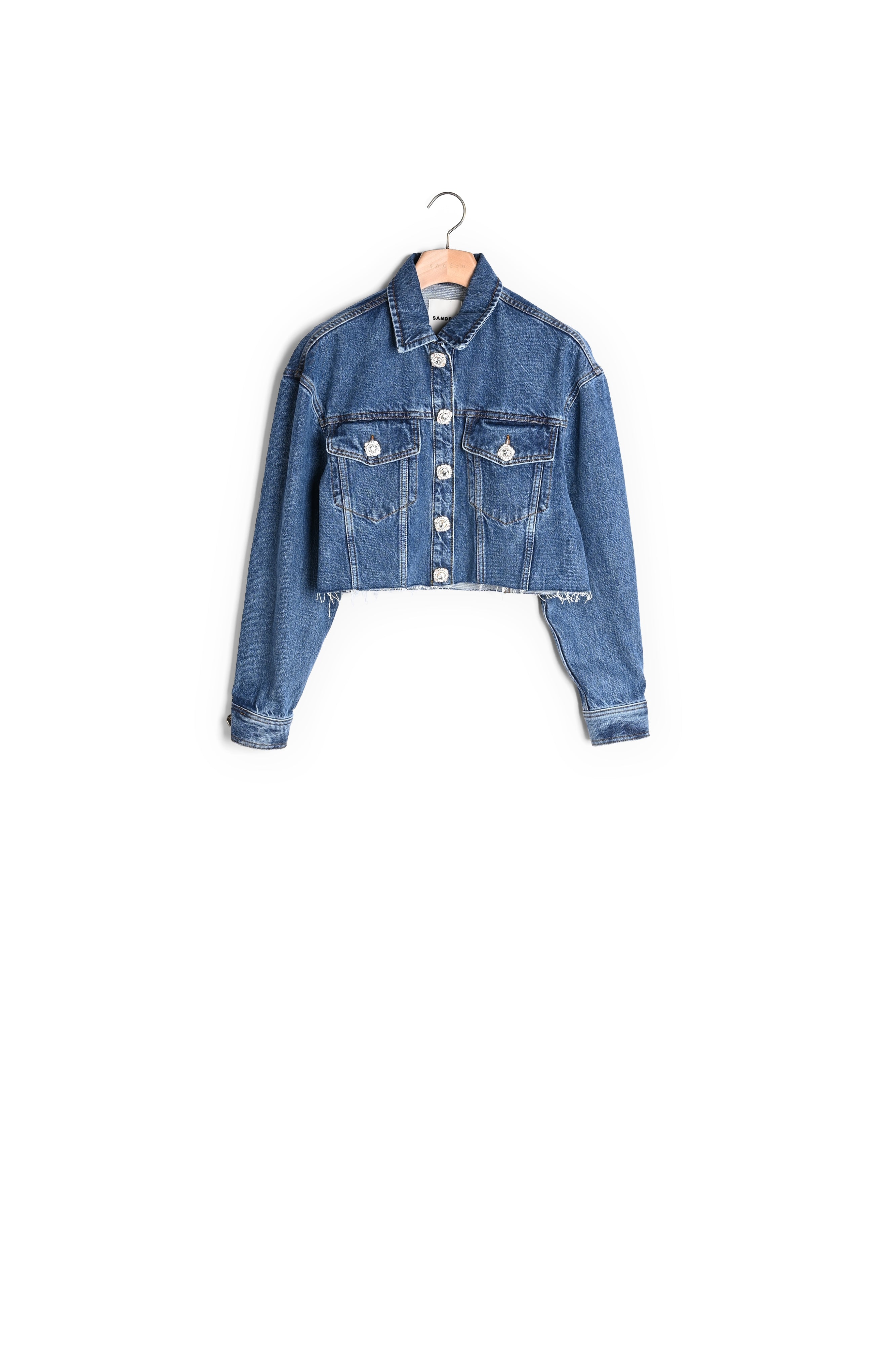 Veste courte en Jean Sandro seconde main