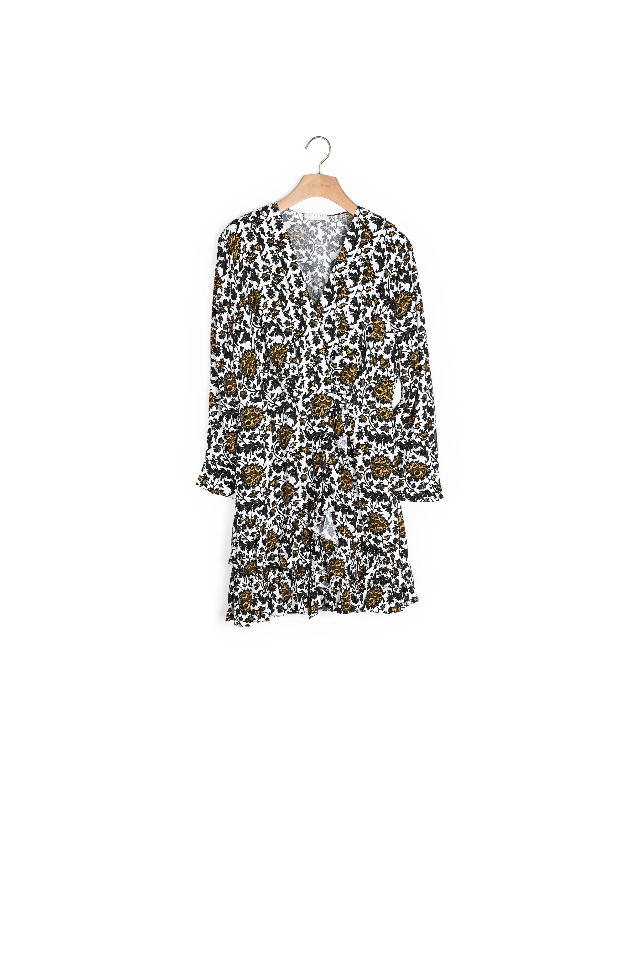 Robe courte imprimée Sandro seconde main