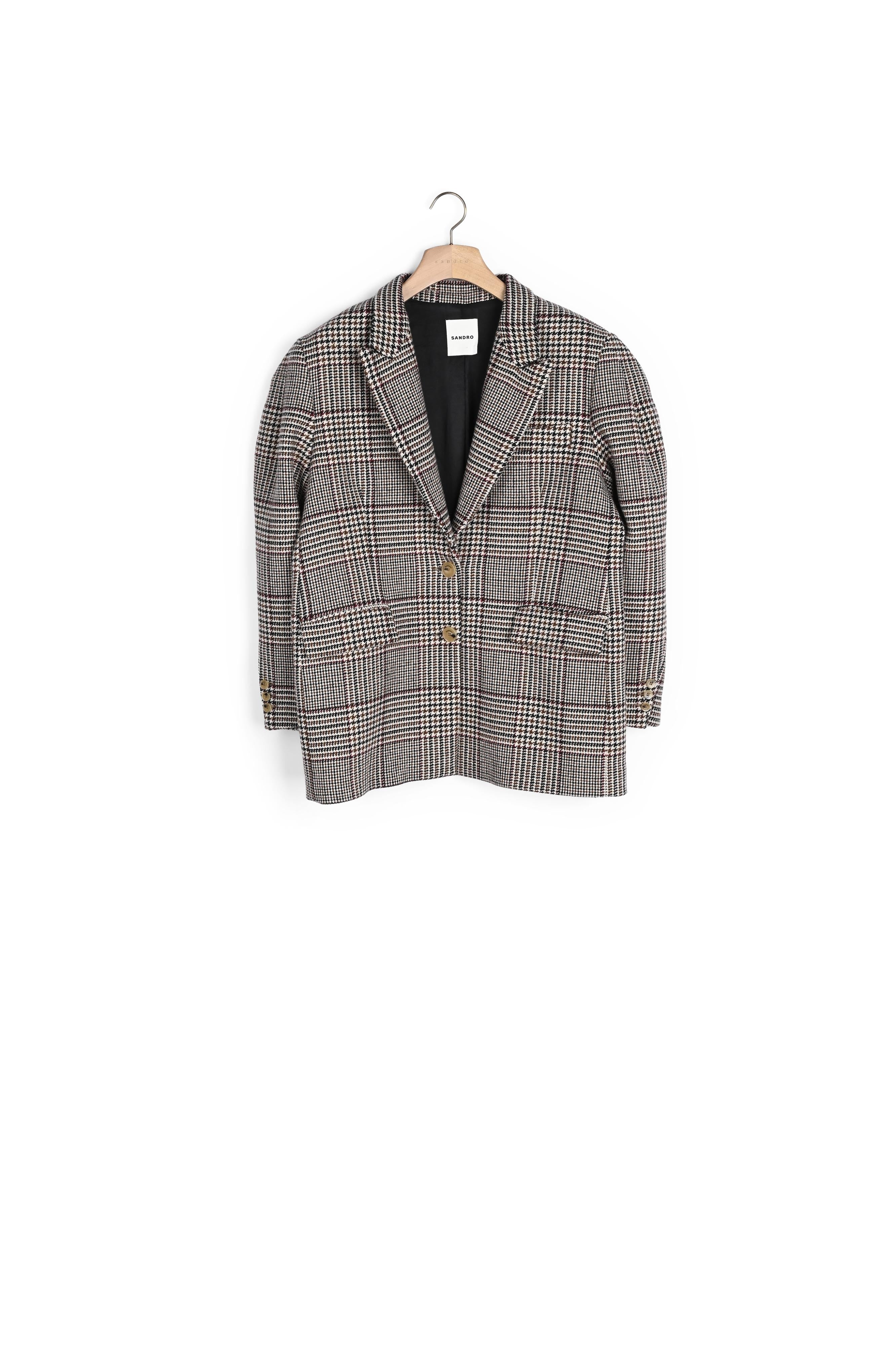 Veste Tailleur Beige / Marron Sandro seconde main