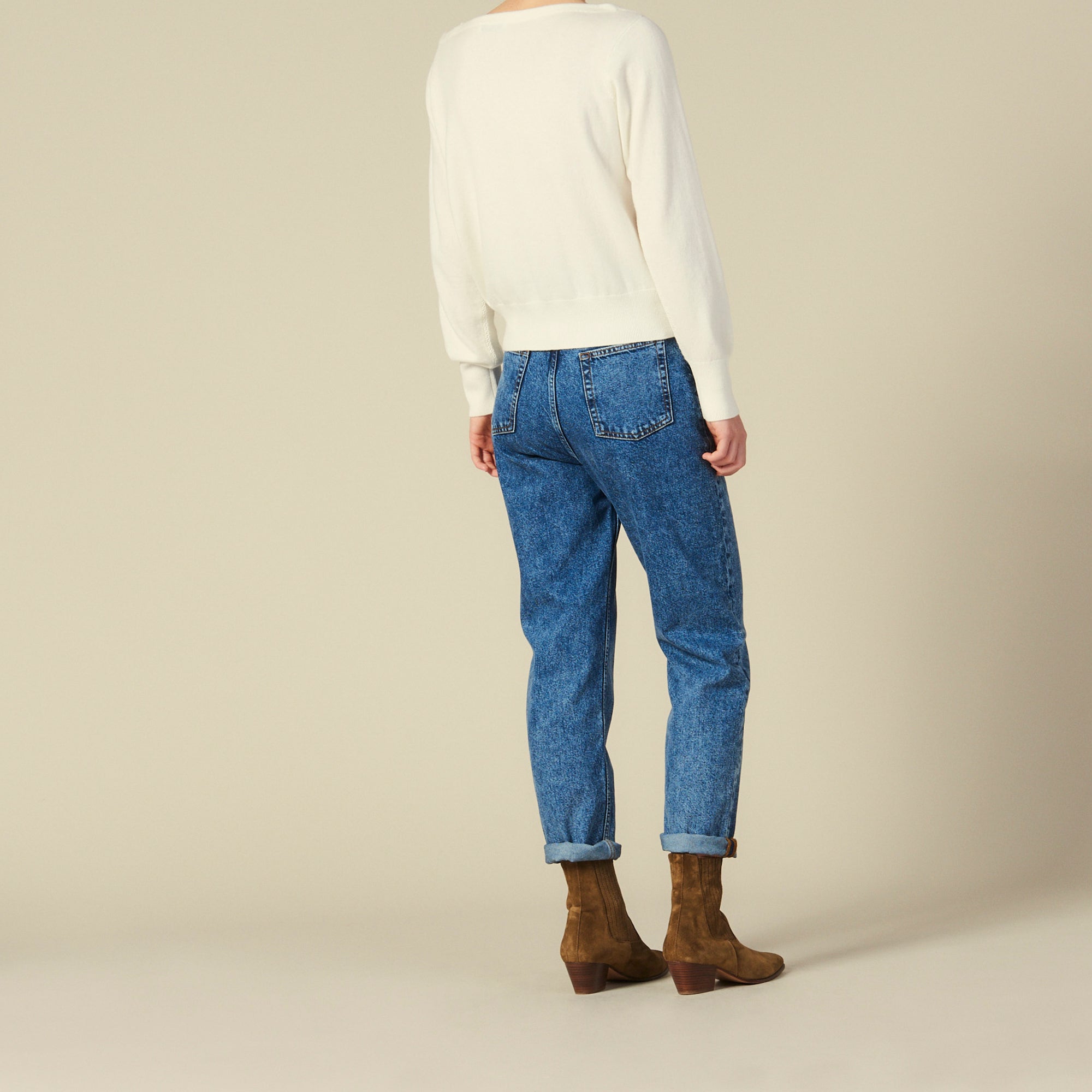 Pull à encolure bateau et boucle bijou Sandro seconde main