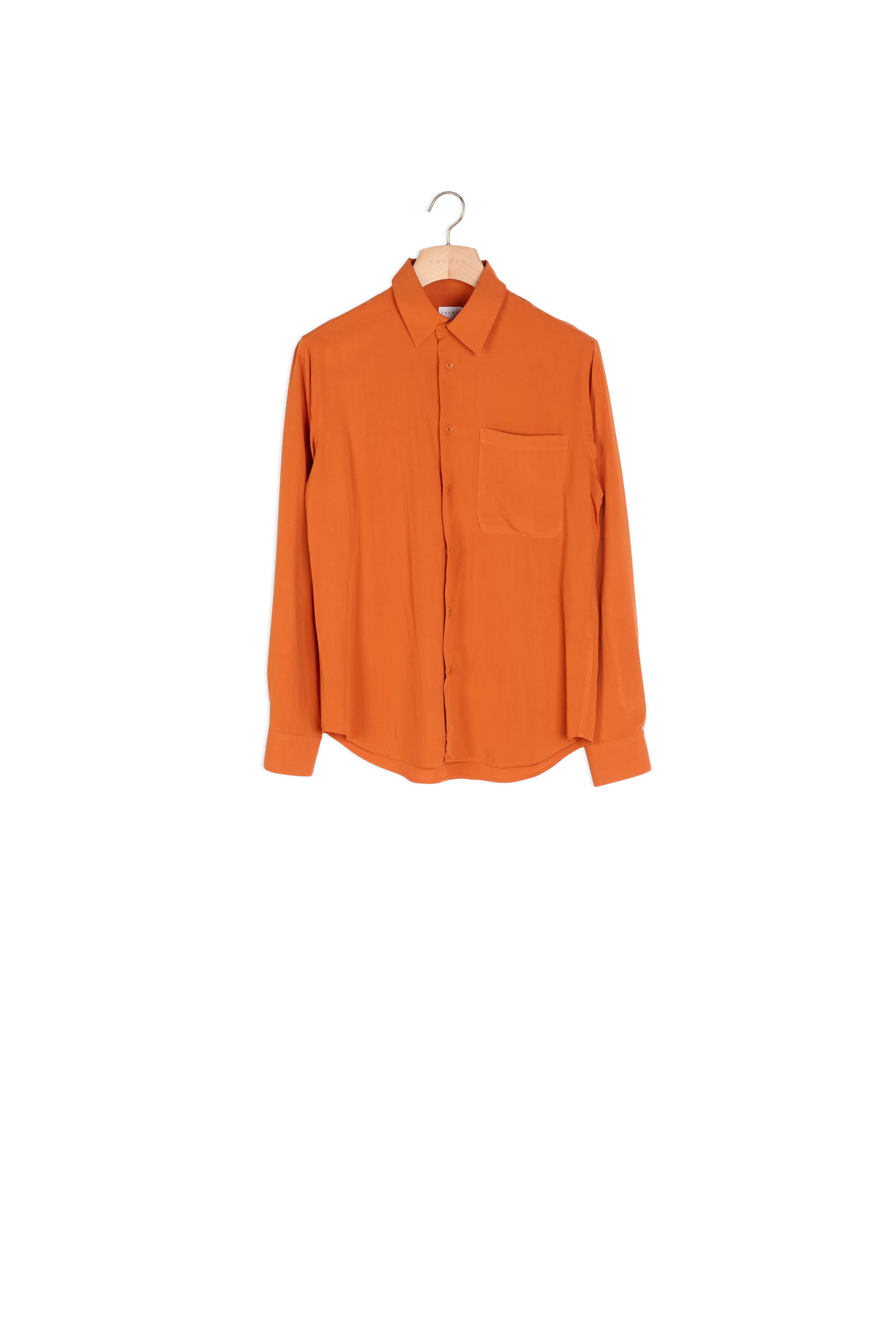 Chemise fluide unie Sandro seconde main