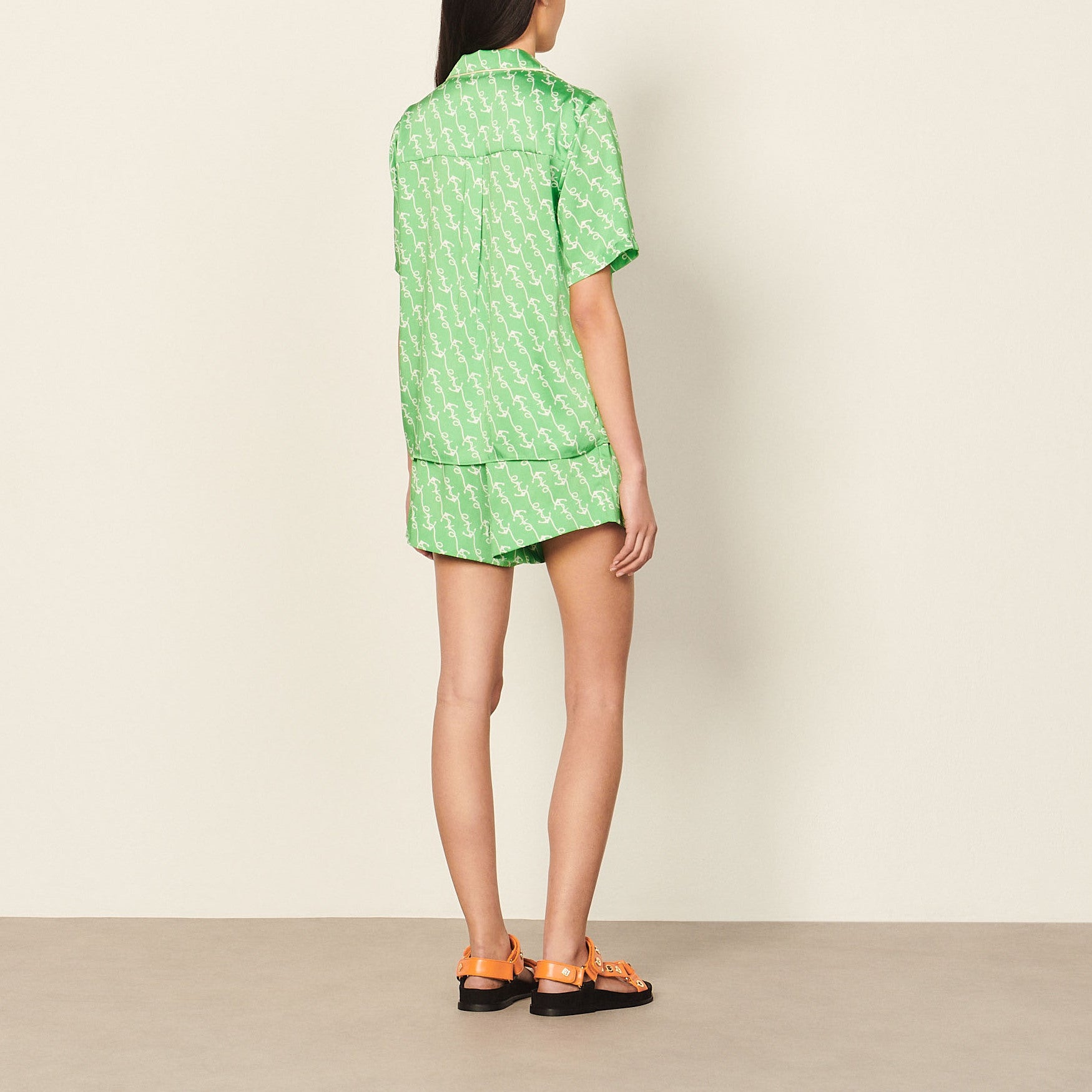 Chemise imprimée Sandro seconde main