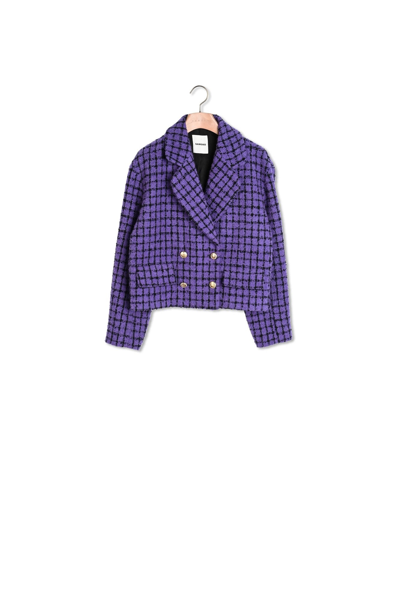 Veste courte en tweed Sandro seconde main