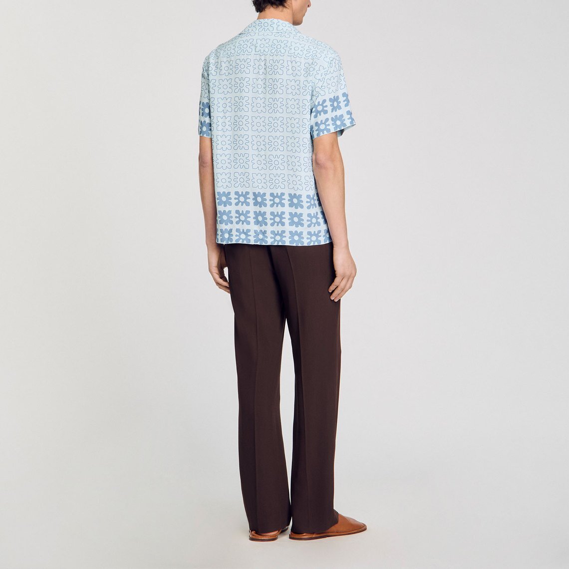 Chemise à imprimé fleuri Sandro seconde main