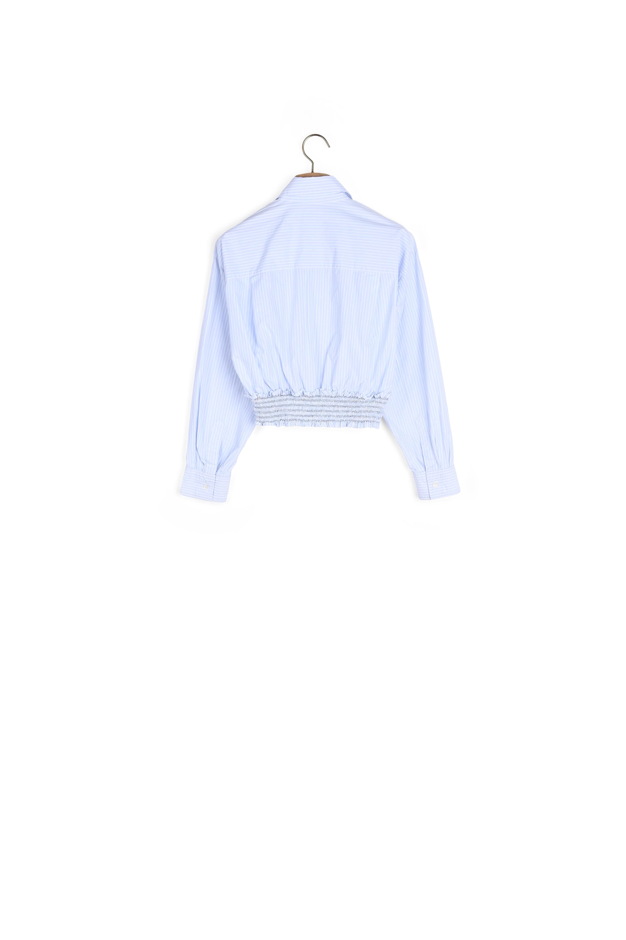 Chemise courte à rayures Sandro seconde main