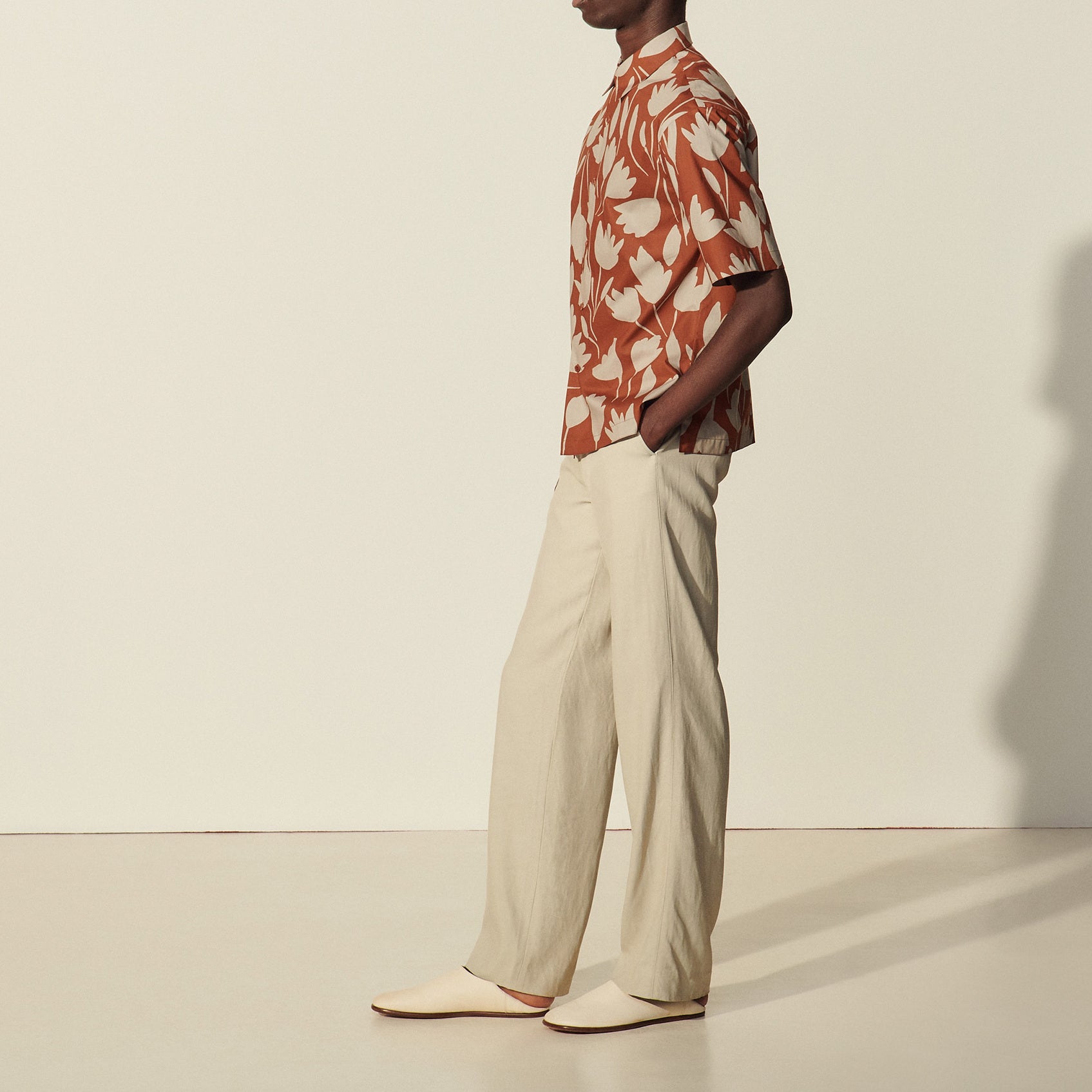 Chemise  imprimée à manches courtes Sandro seconde main