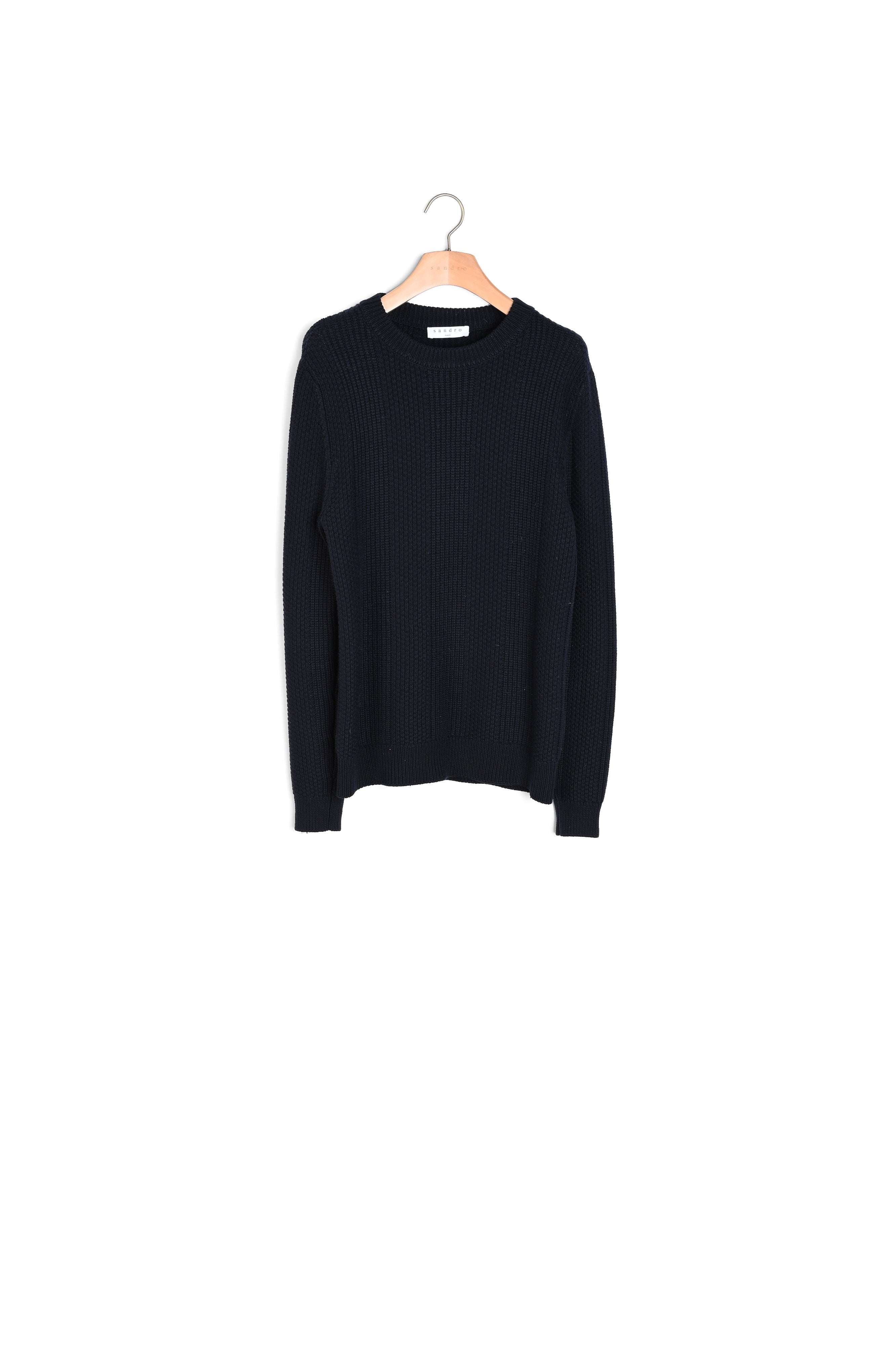 Pull à côtes reliéfées Sandro seconde main