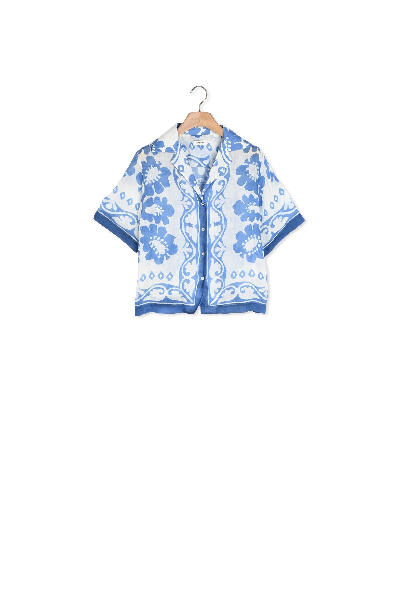 Chemise imprimée Sandro seconde main