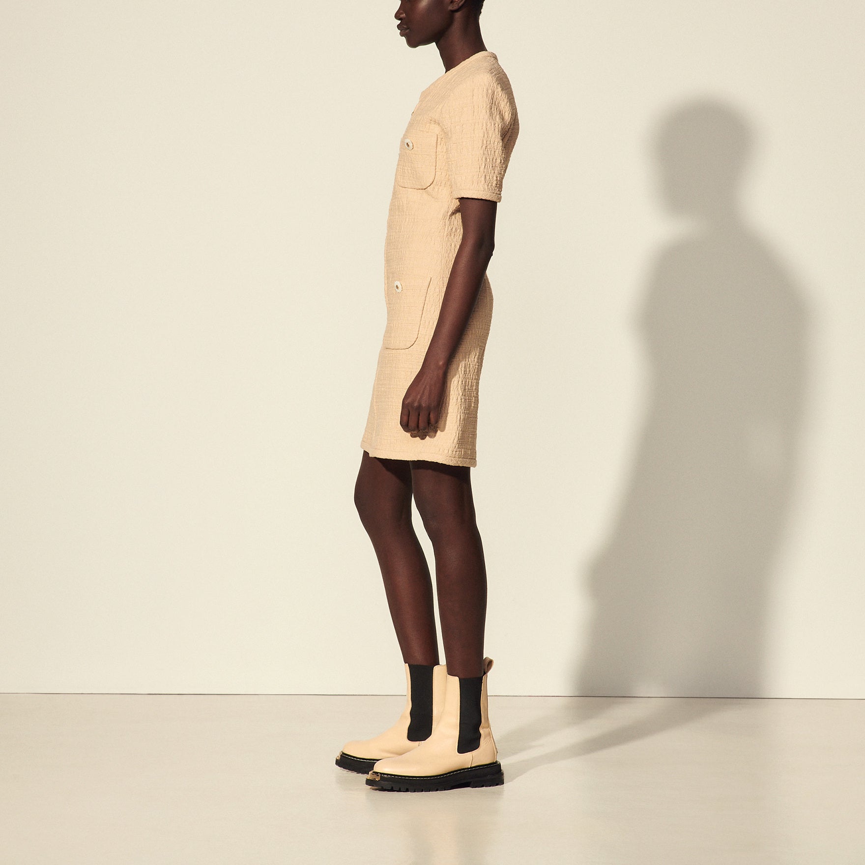 Robe multipoches à boutons fantaisie Sandro seconde main