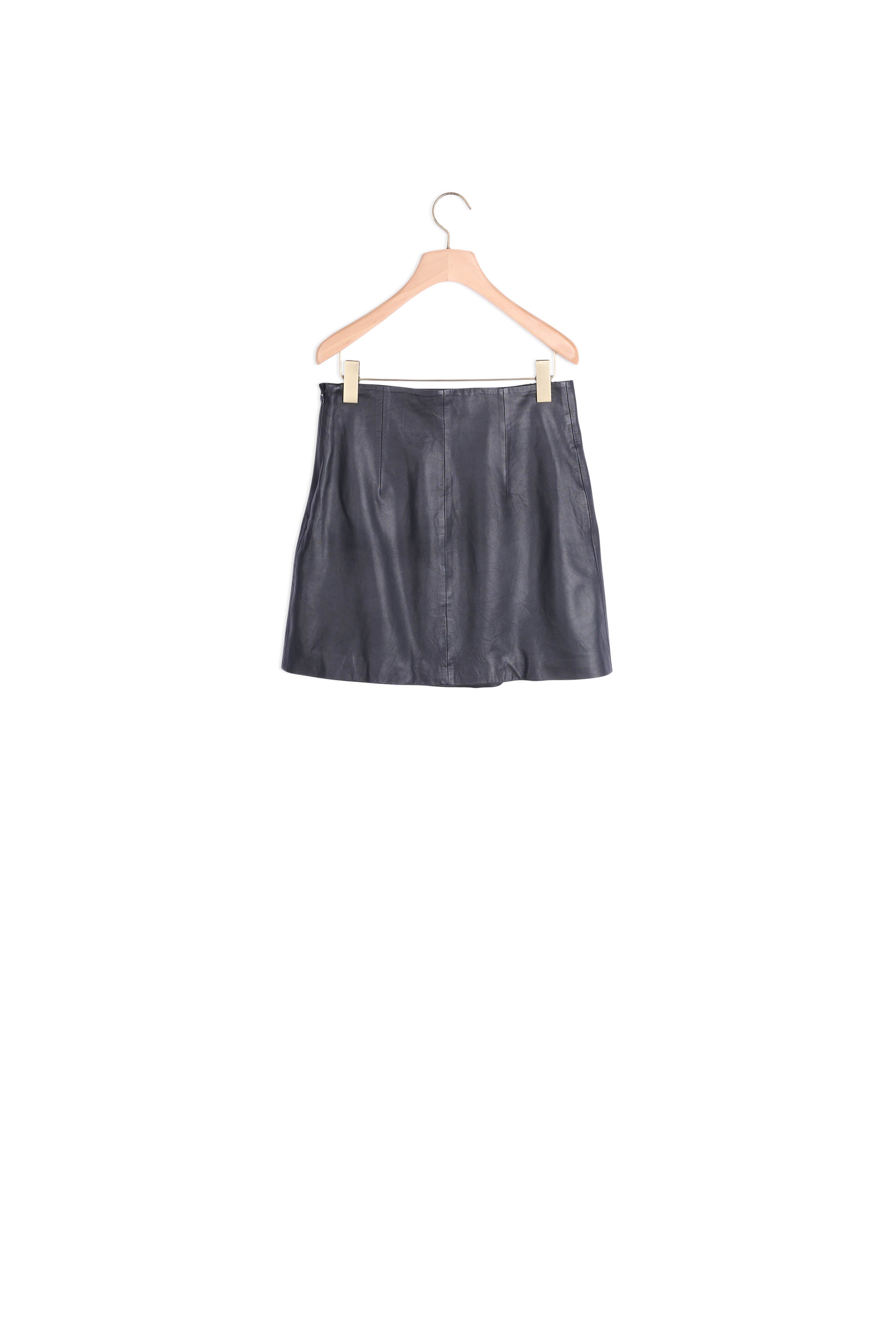 Jupe courte en cuir Sandro seconde main