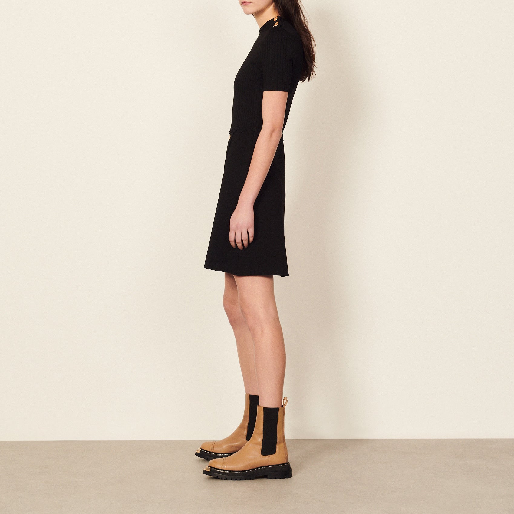 Robe courte en Maille Sandro seconde main