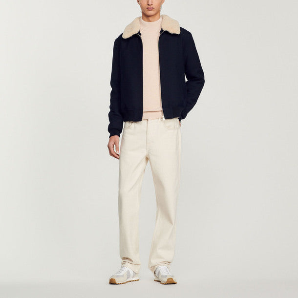 Blouson à col amovible Sandro seconde main