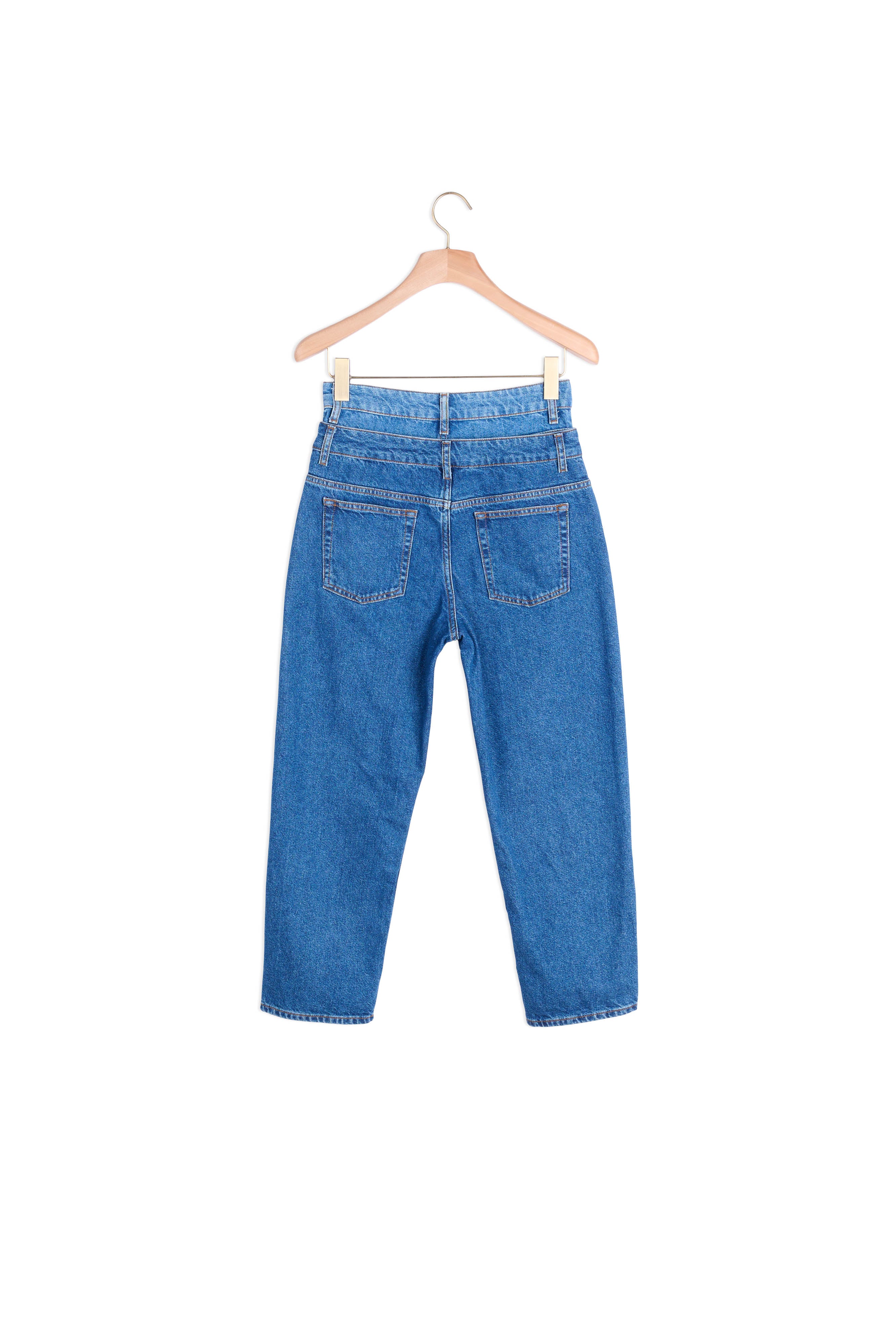 Jean trompe l'œil coupe mom Sandro seconde main