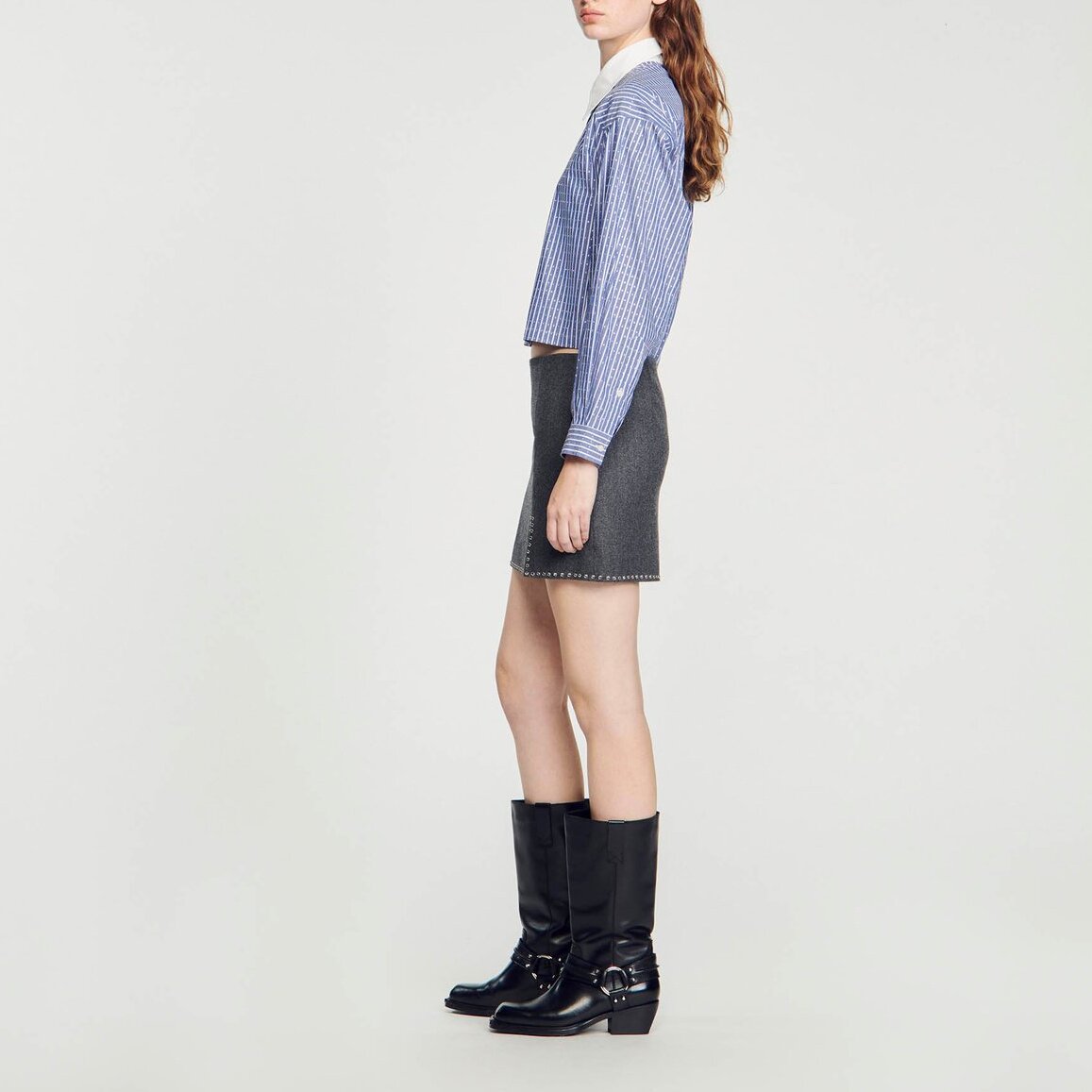 Mini Jupe fendue Sandro seconde main