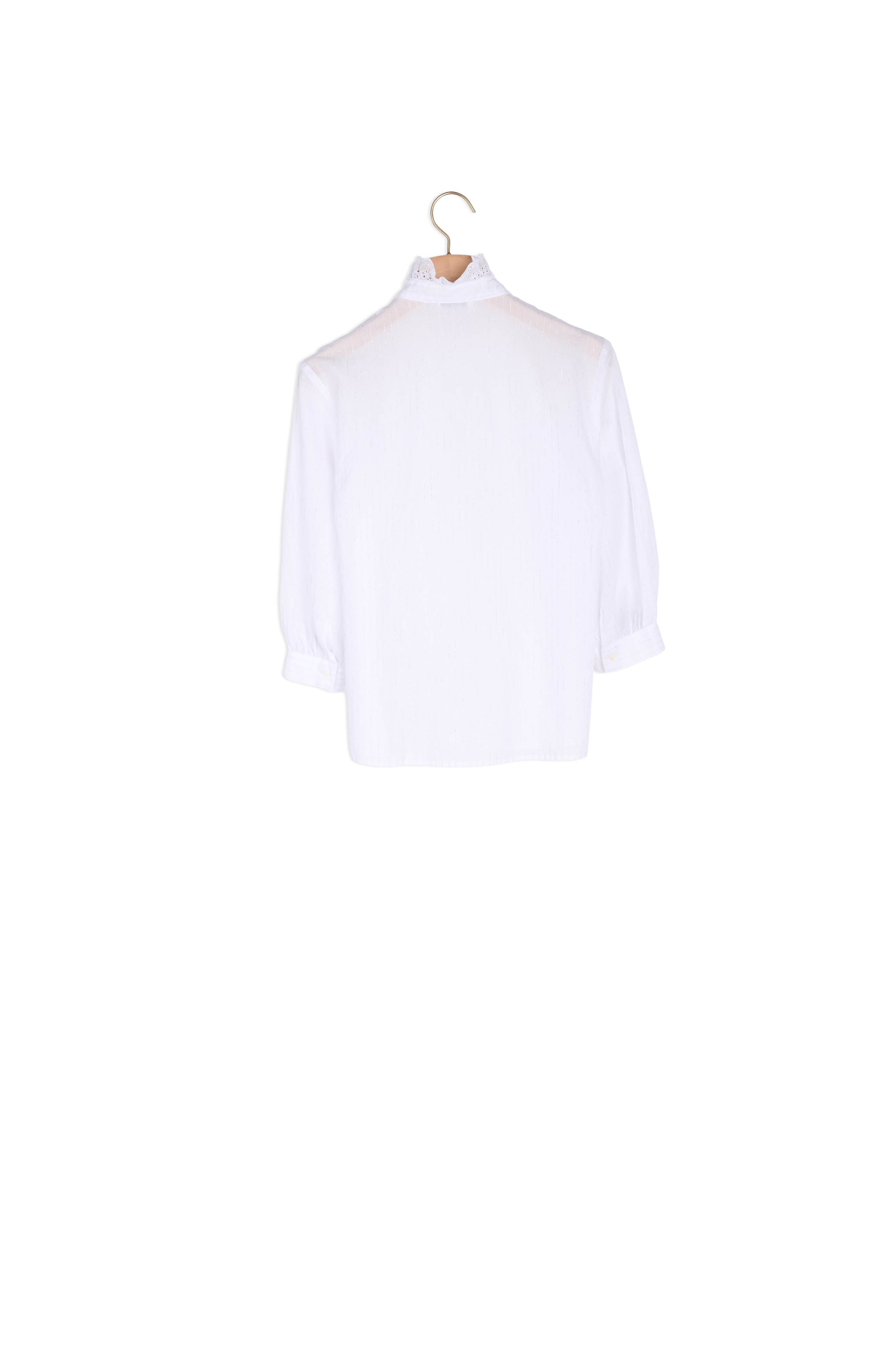 Blouse à fines rayures lurex Sandro seconde main