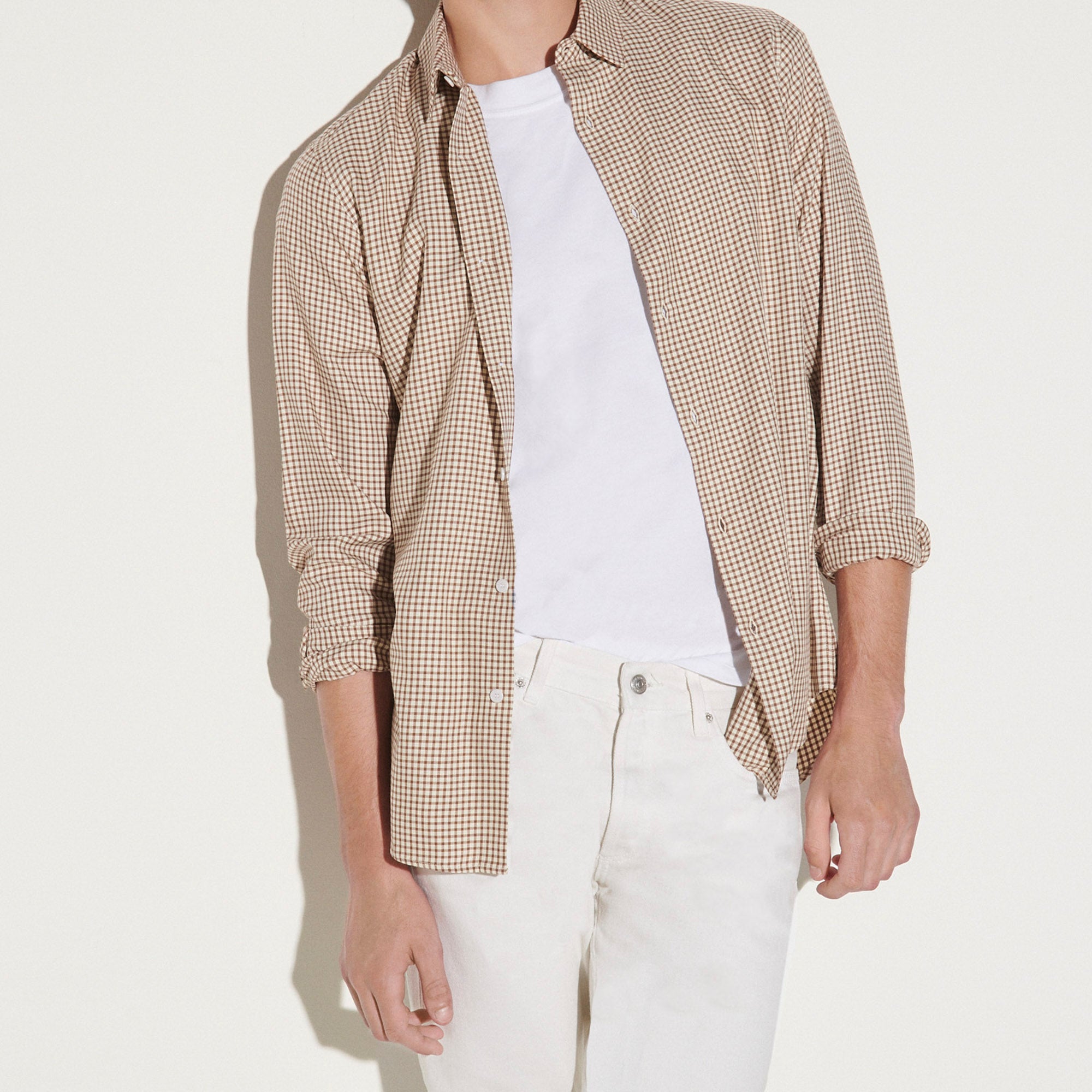 Chemise à petits carreaux Sandro seconde main