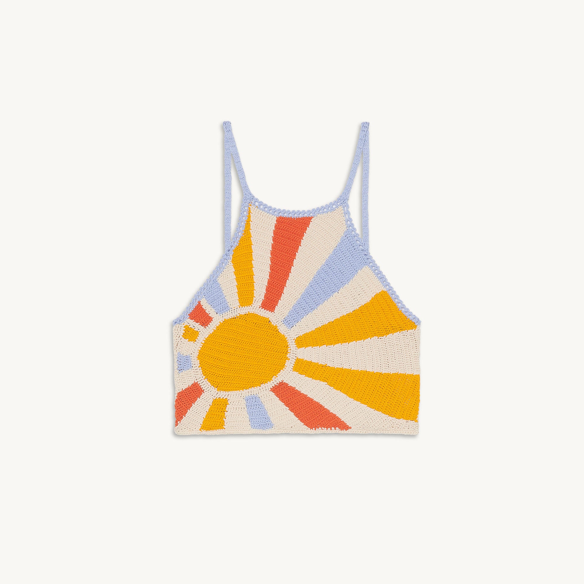 Crop Top en crochet Sandro seconde main